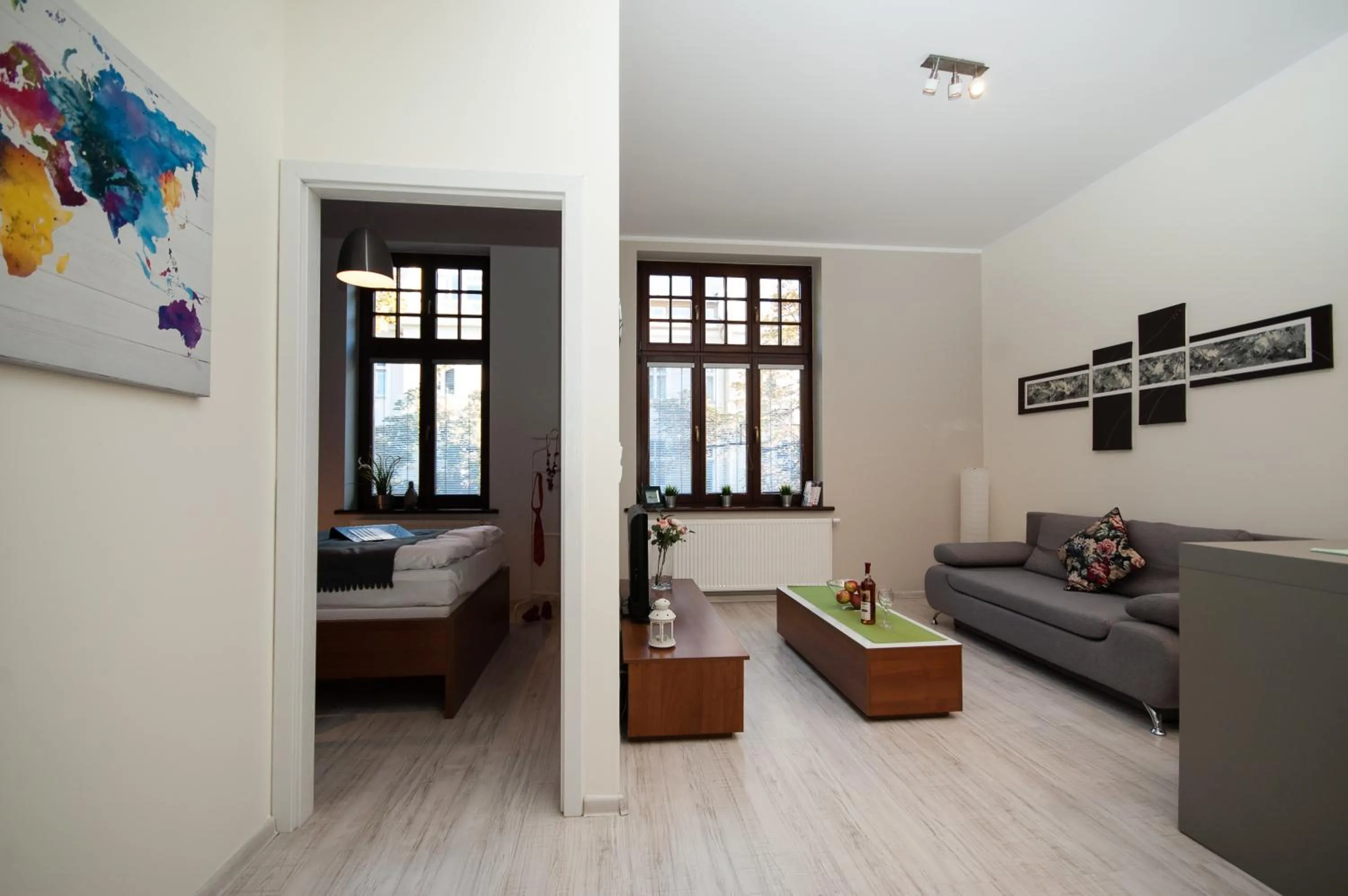 View (from property/room), Bed in Dream Team Zamoyskiego