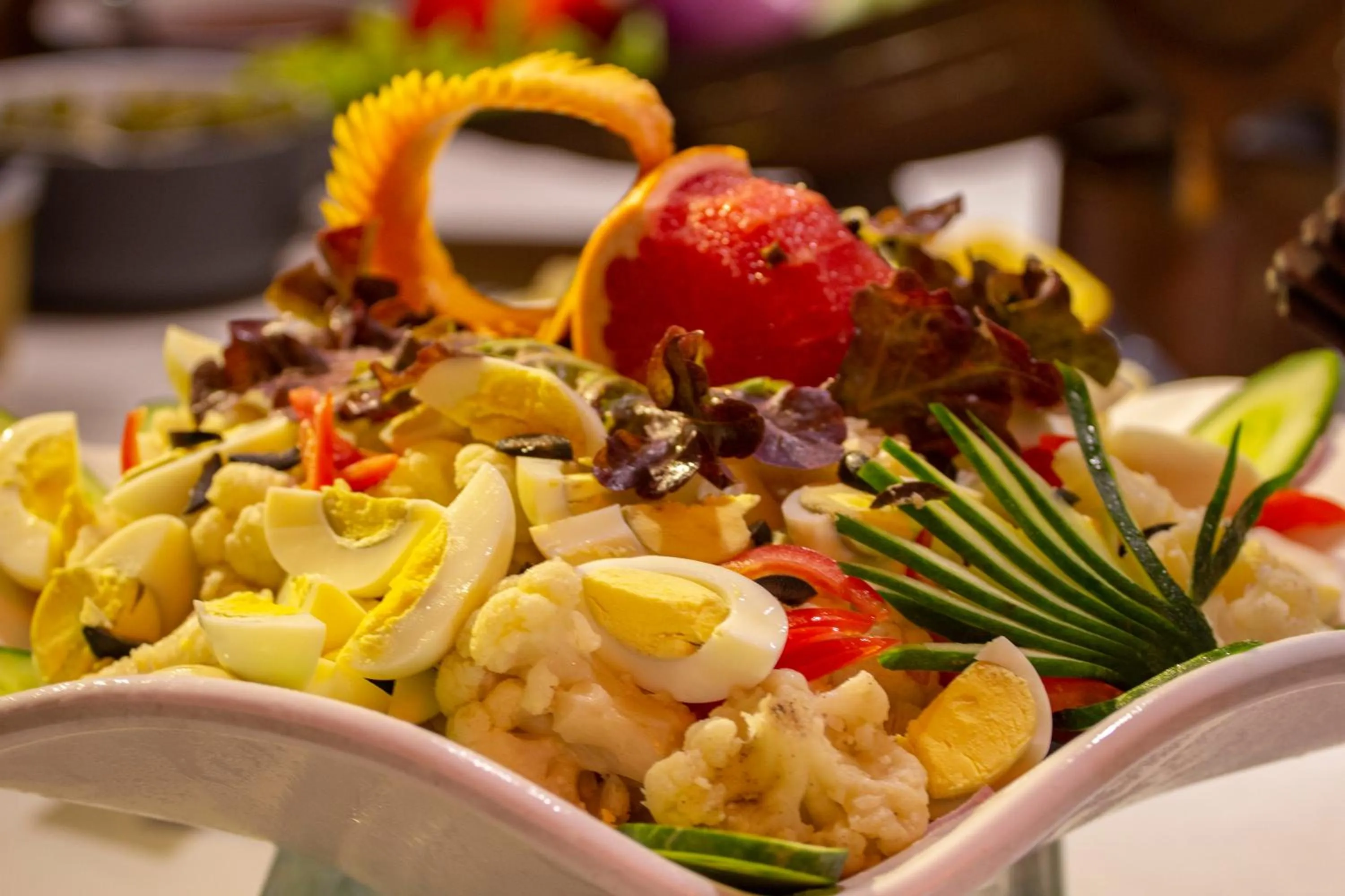 Food in Le Peninsula Bay Beach Resort & Spa