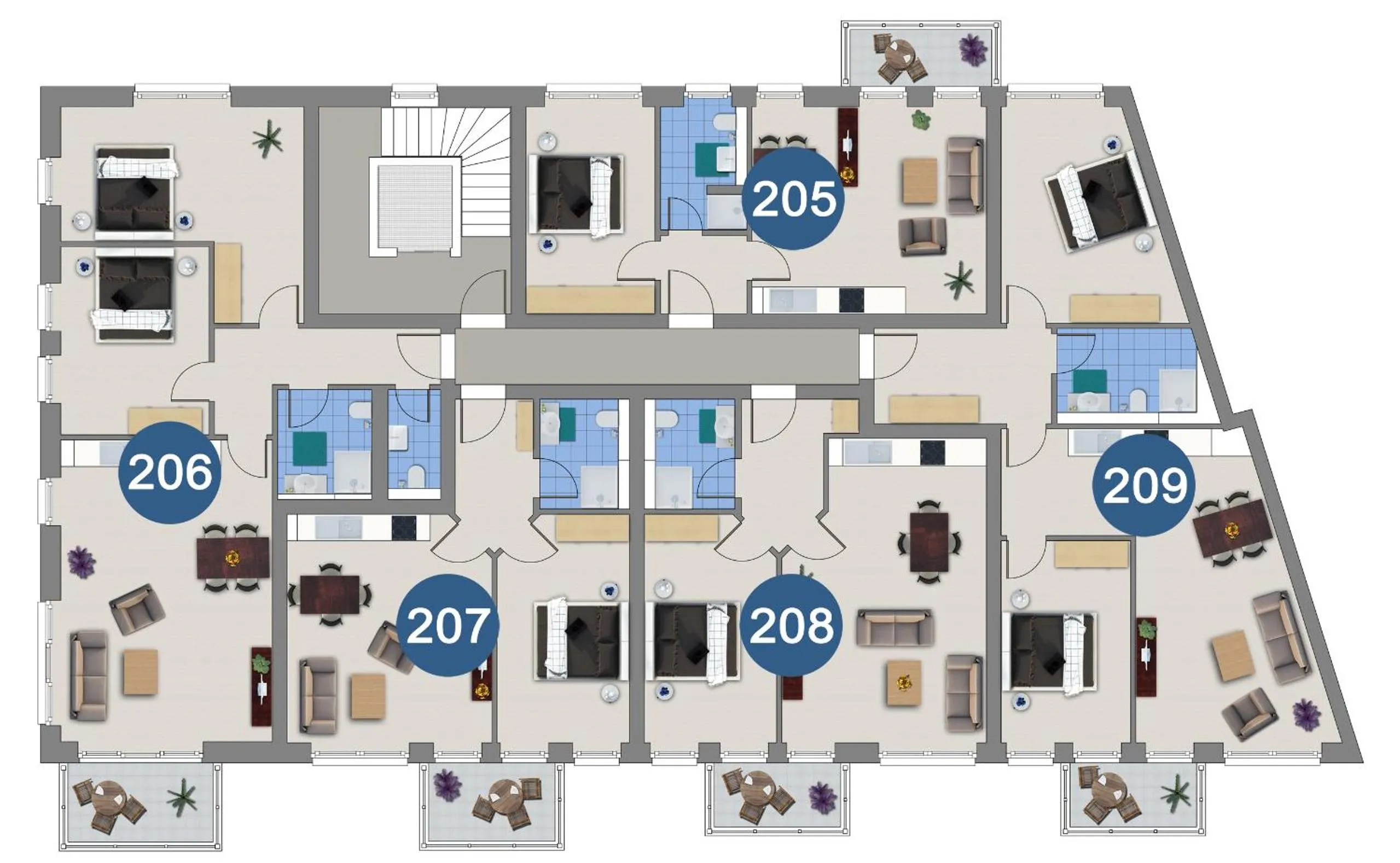 Floor plan in Haus EbenEzer