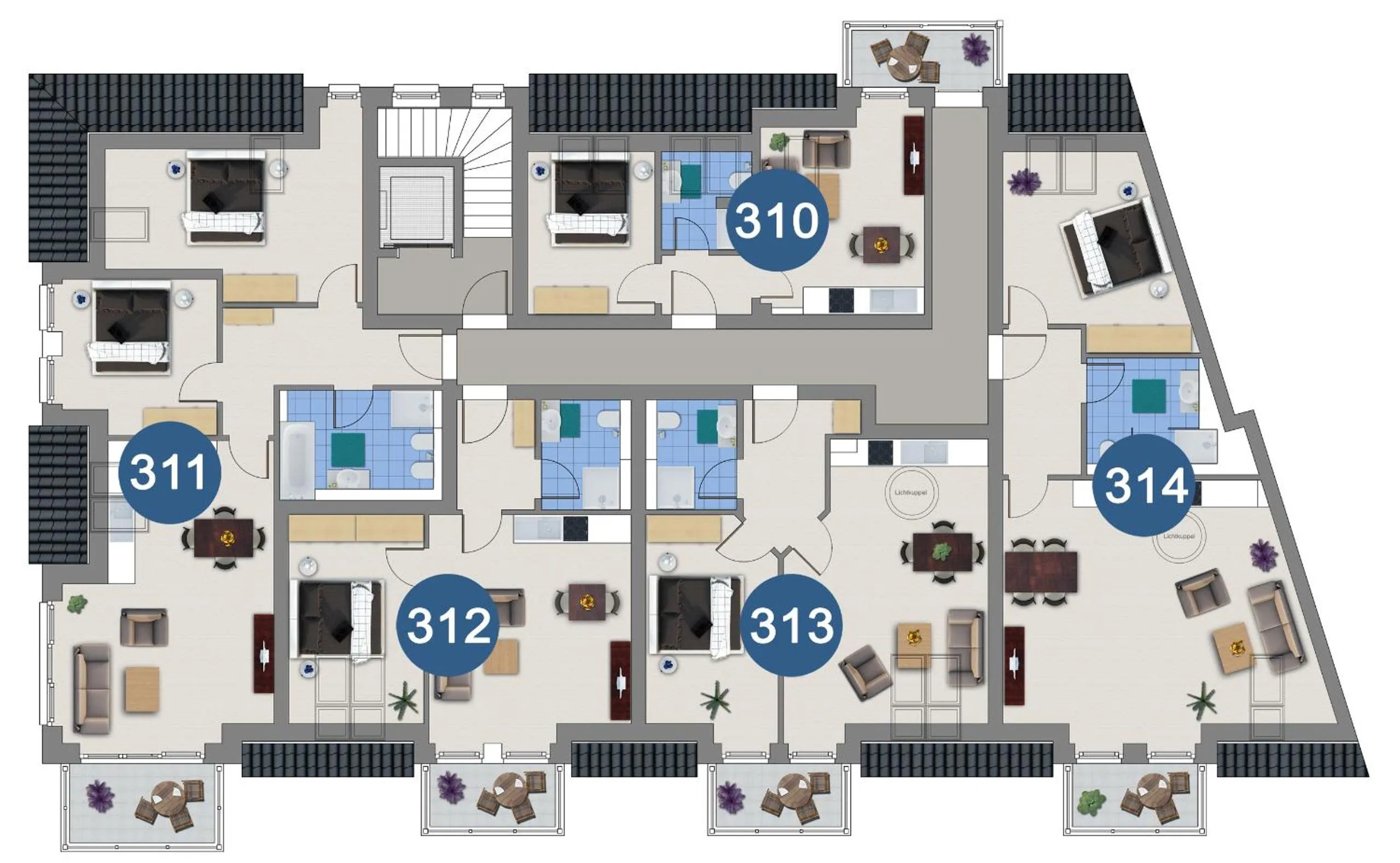 Floor plan in Haus EbenEzer