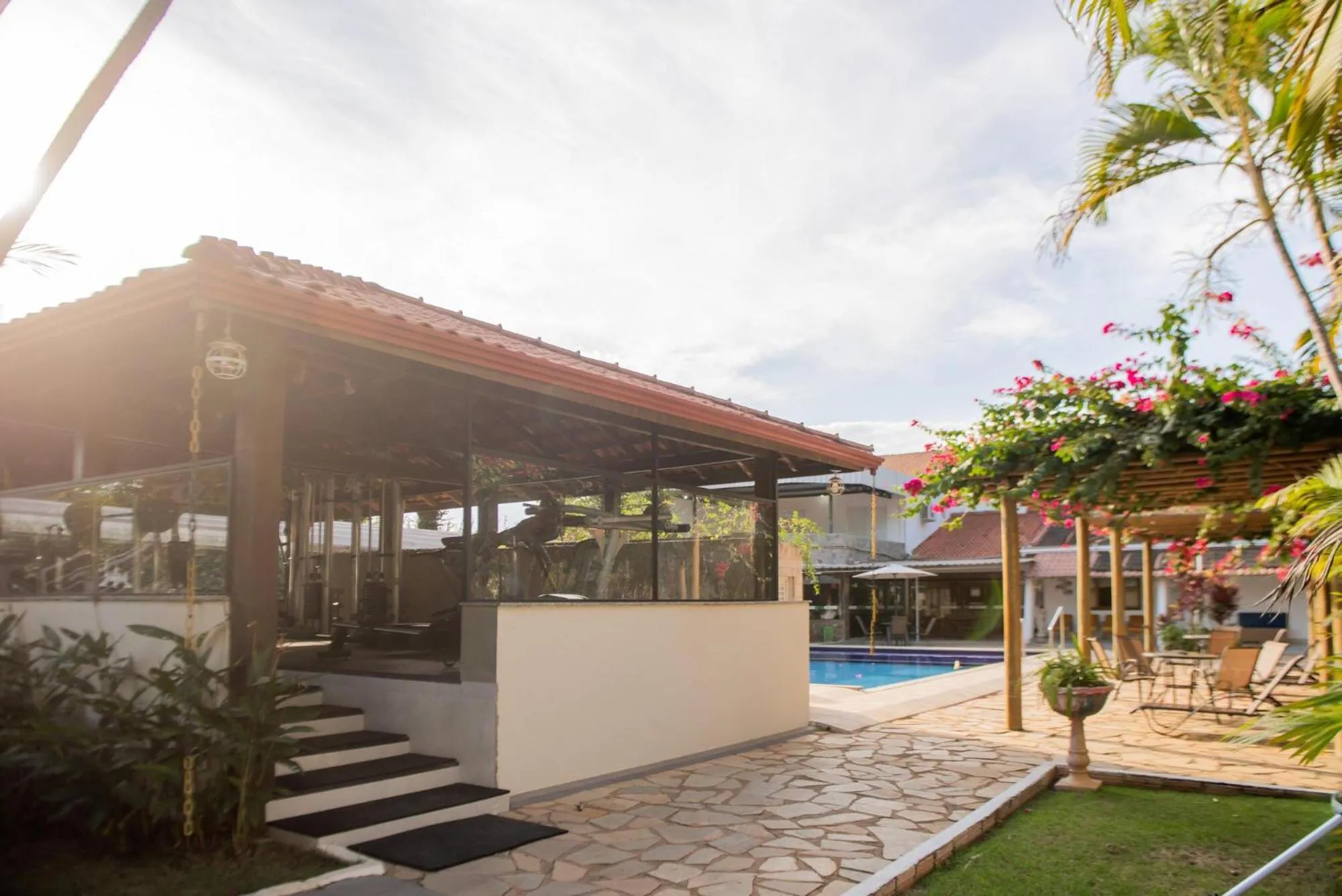 Property building in Hotel Tropical Garden