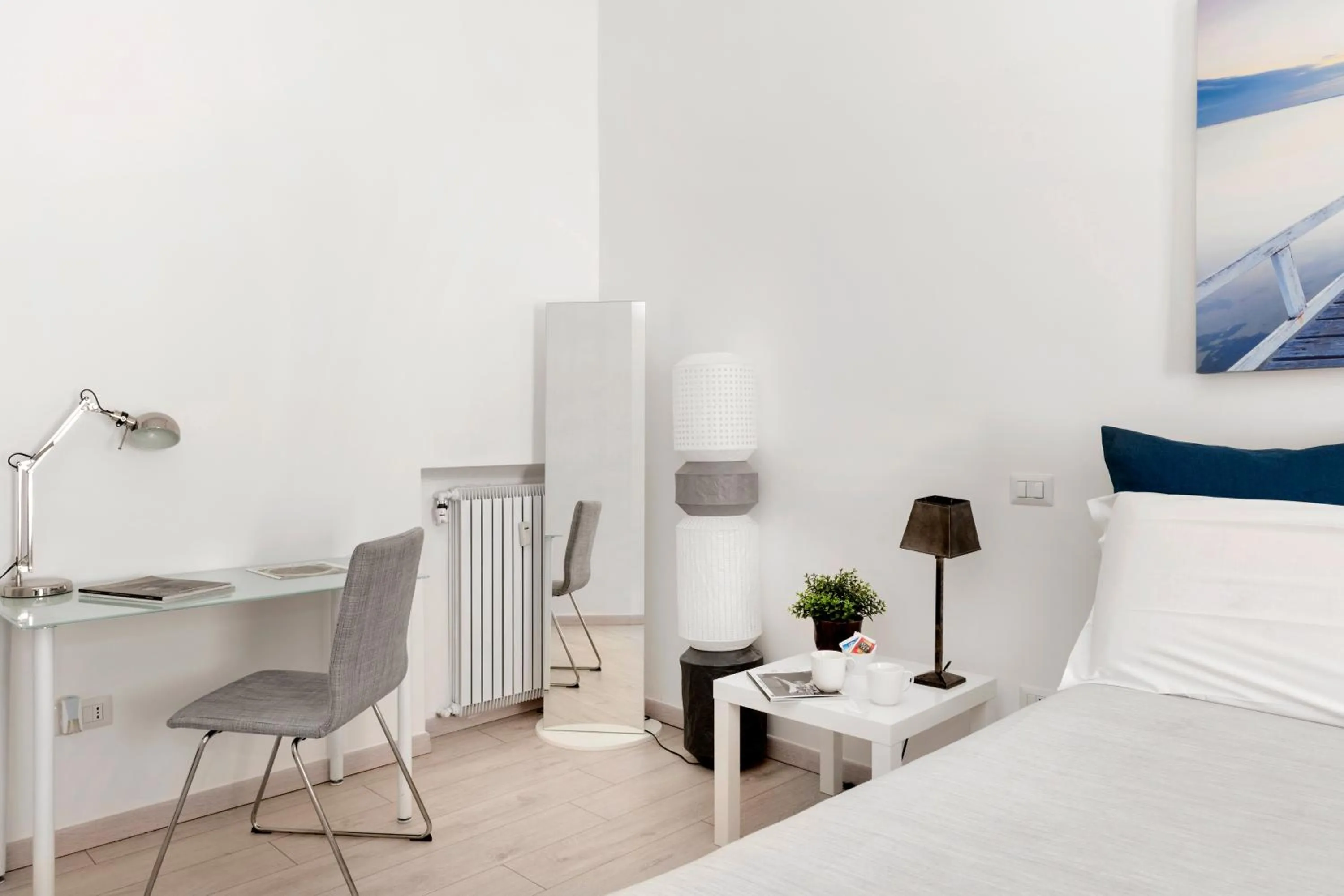 Seating area, Bed in Maison Piazza Cavour