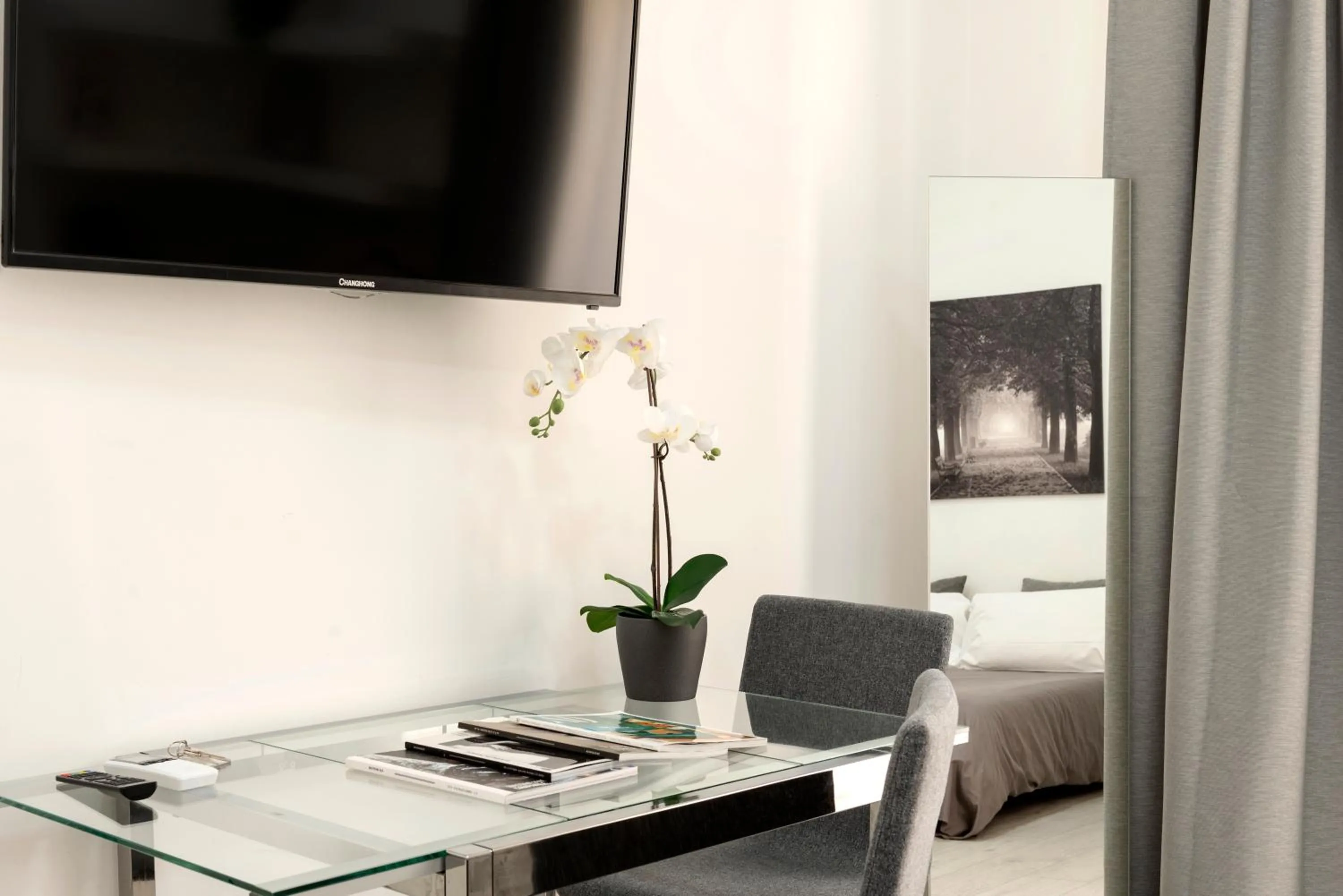 Seating area, Bed in Maison Piazza Cavour
