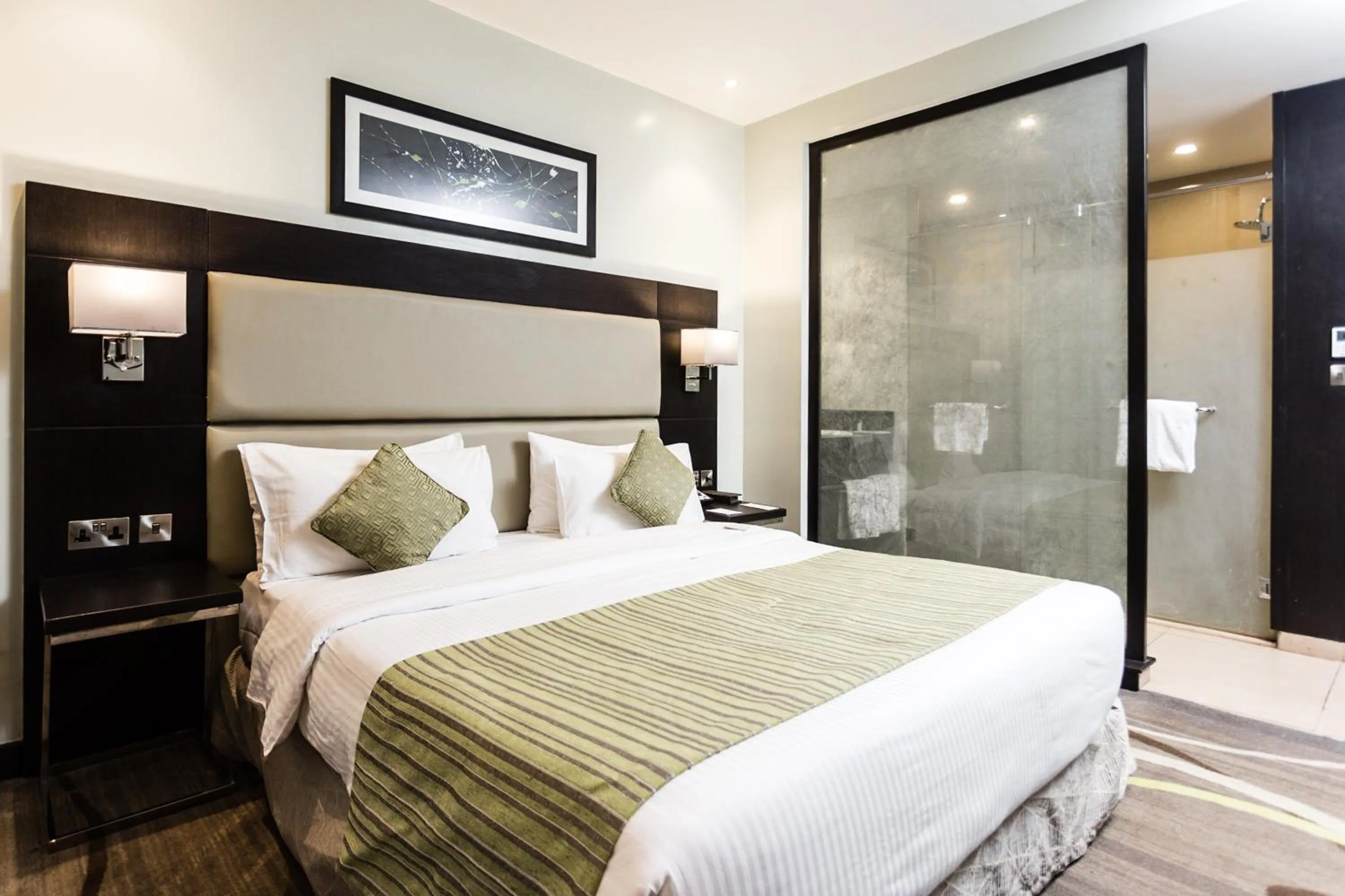 Bed in Royal Canaan Nairobi Hotel