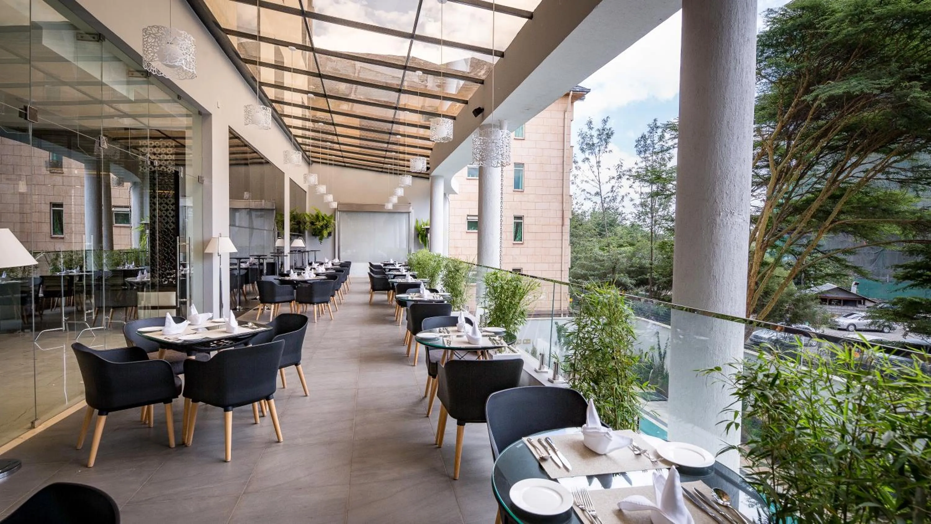 BBQ facilities in Royal Canaan Nairobi Hotel