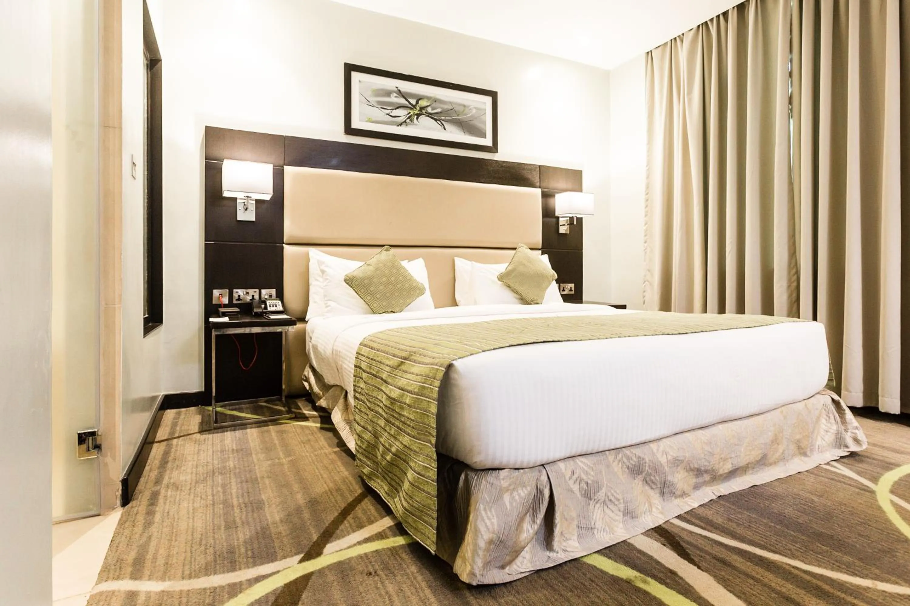 Bed in Royal Canaan Nairobi Hotel