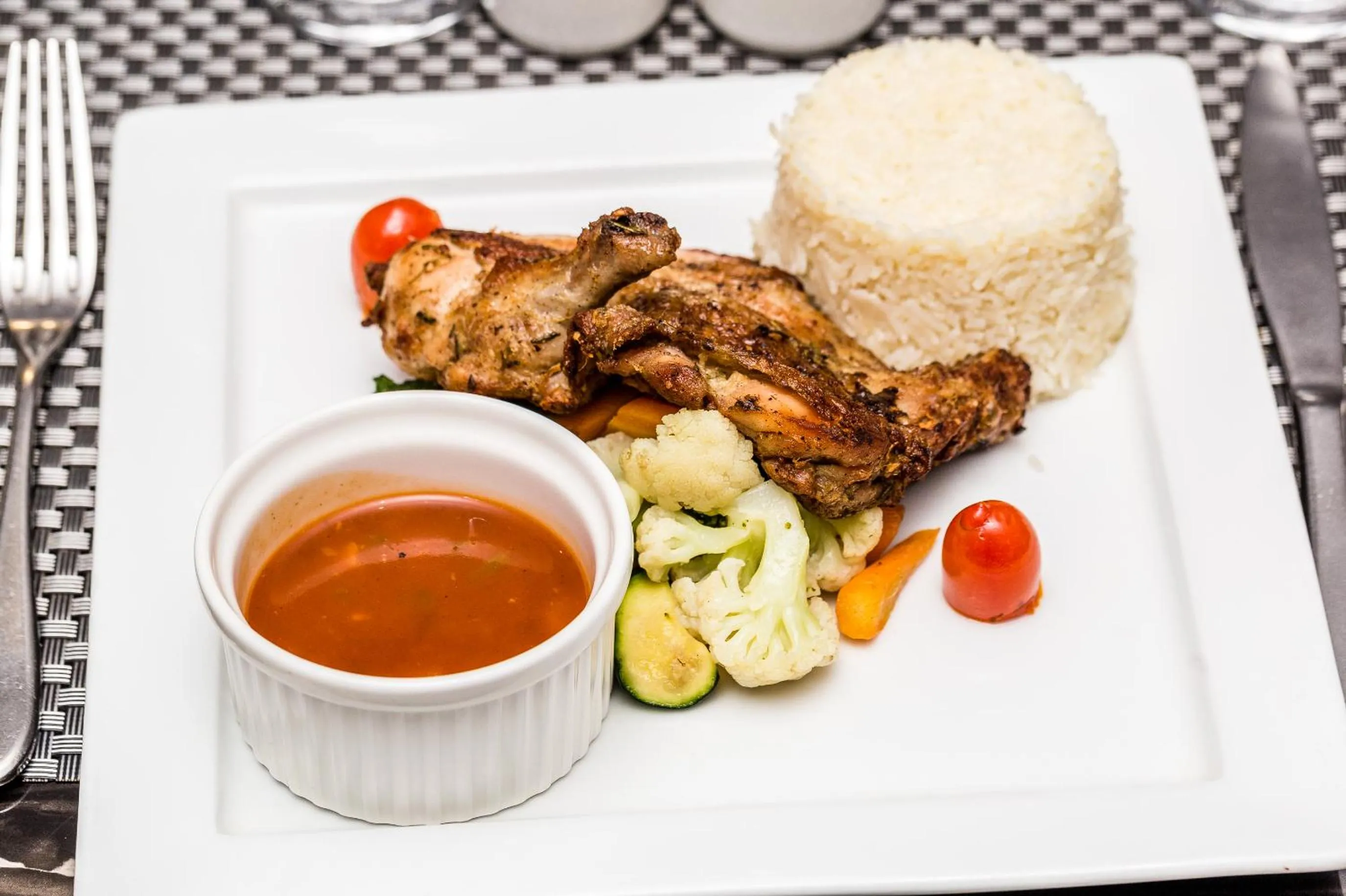 Food close-up in Royal Canaan Nairobi Hotel