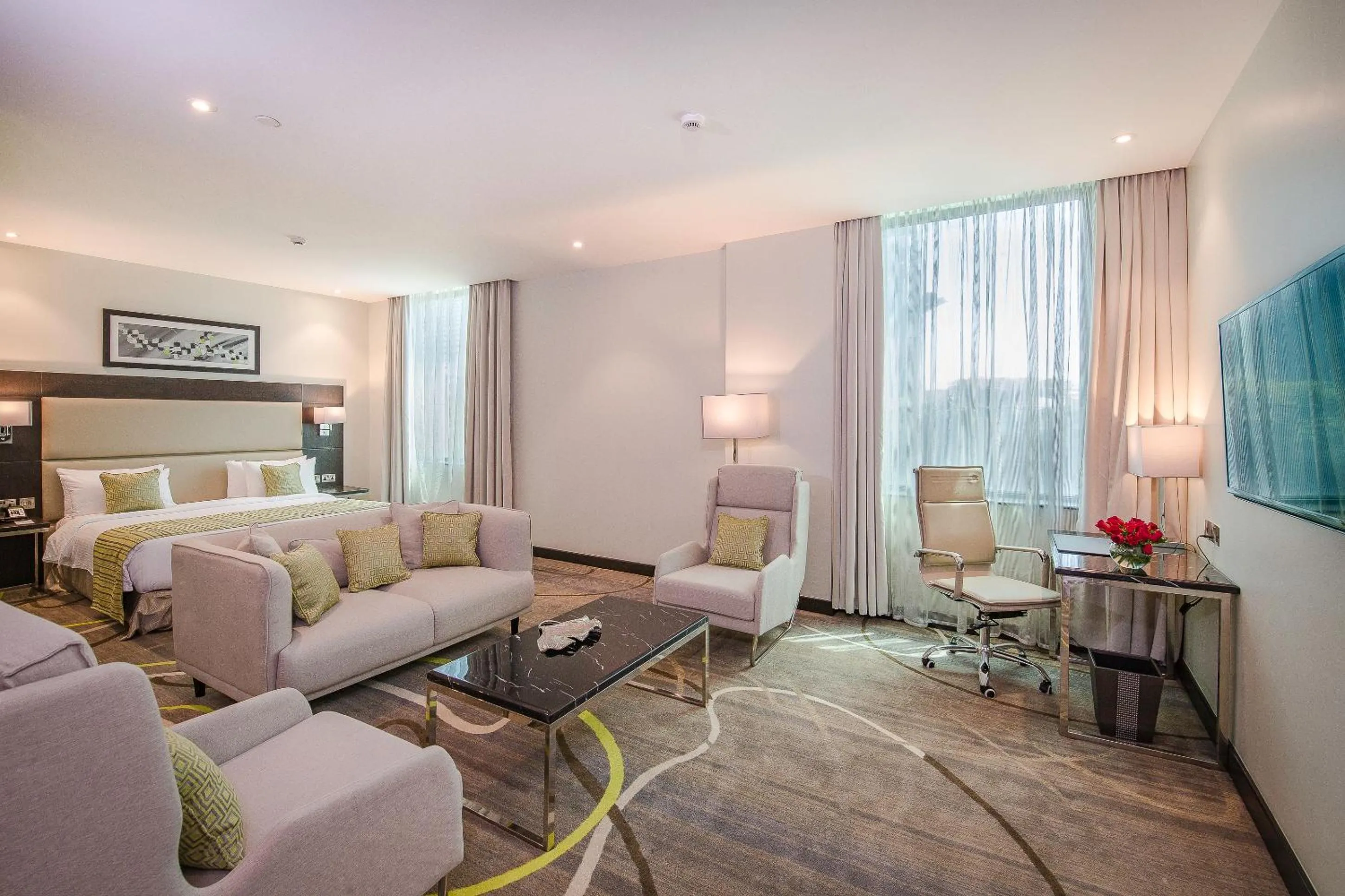 Photo of the whole room in Royal Canaan Nairobi Hotel