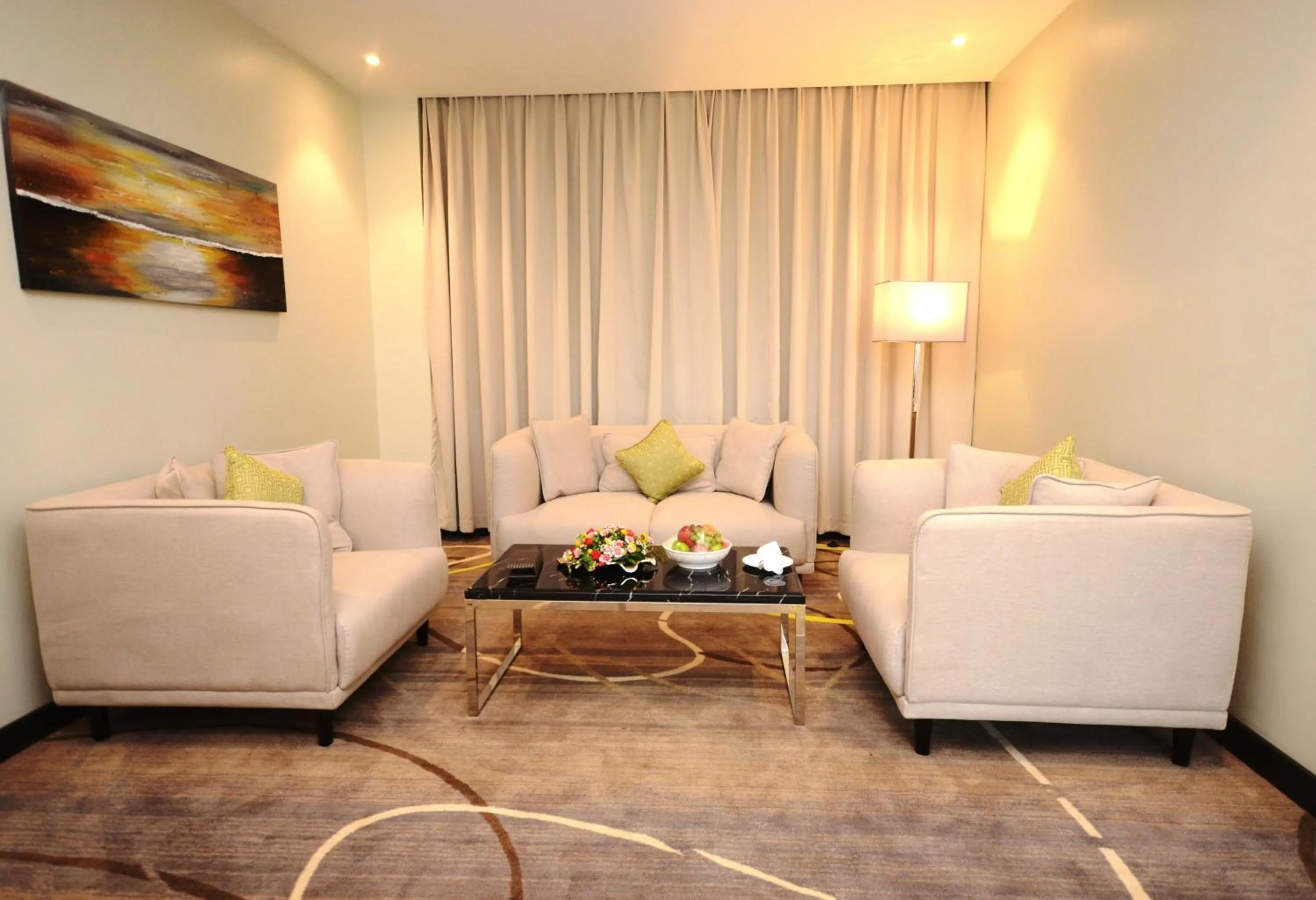 Living room in Royal Canaan Nairobi Hotel
