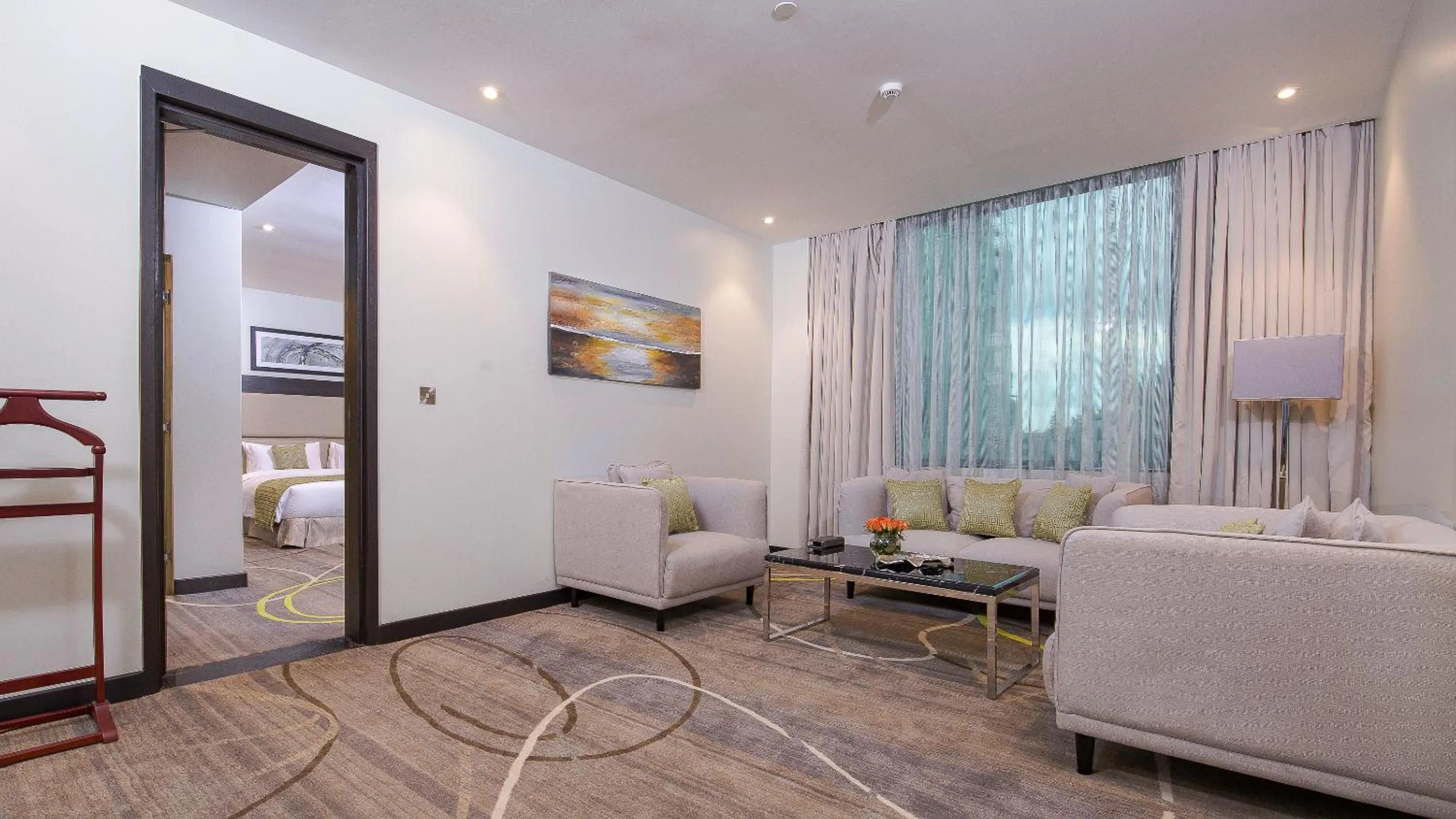 Living room in Royal Canaan Nairobi Hotel