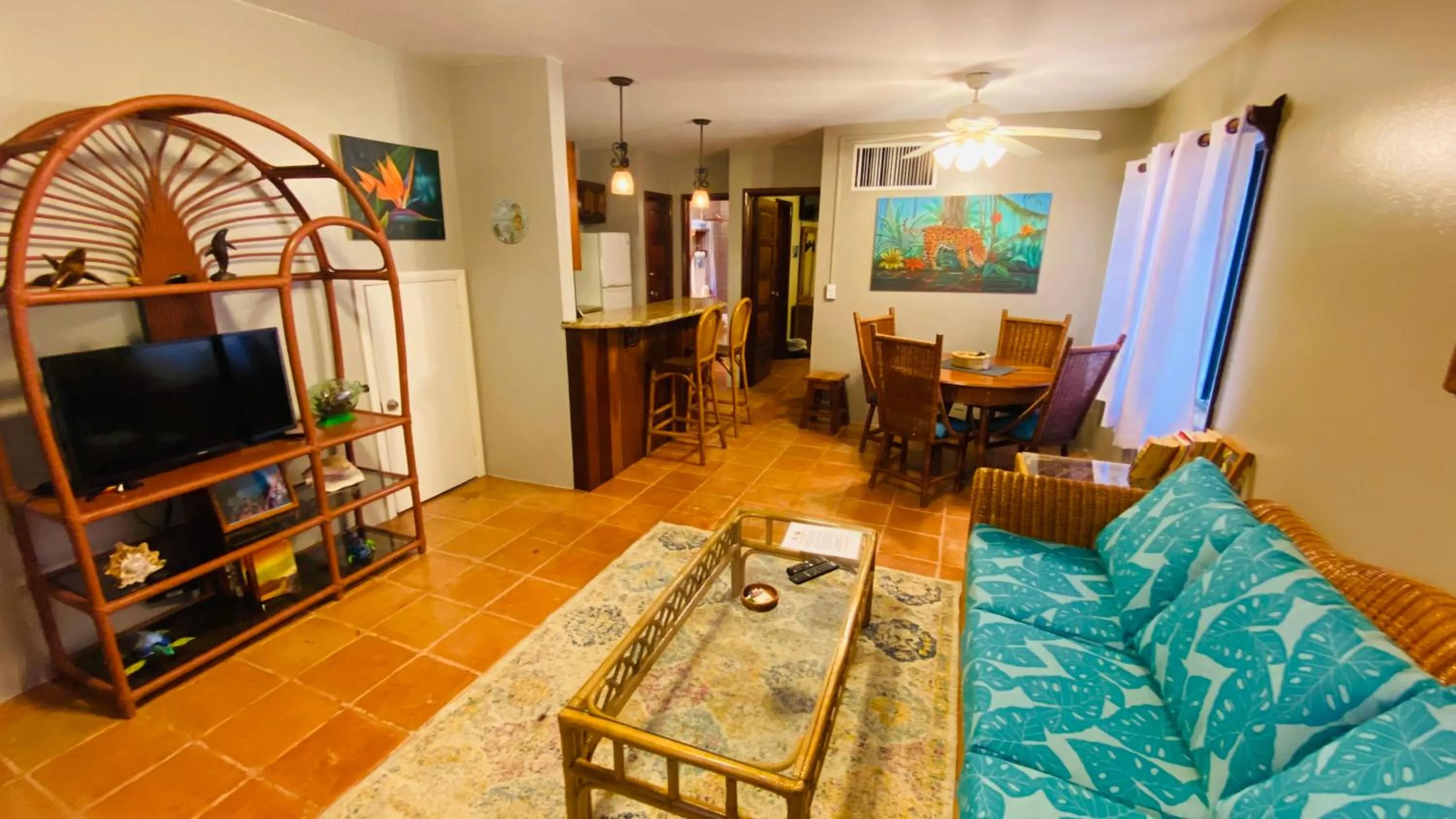 Living room in Tradewinds Paradise Villas