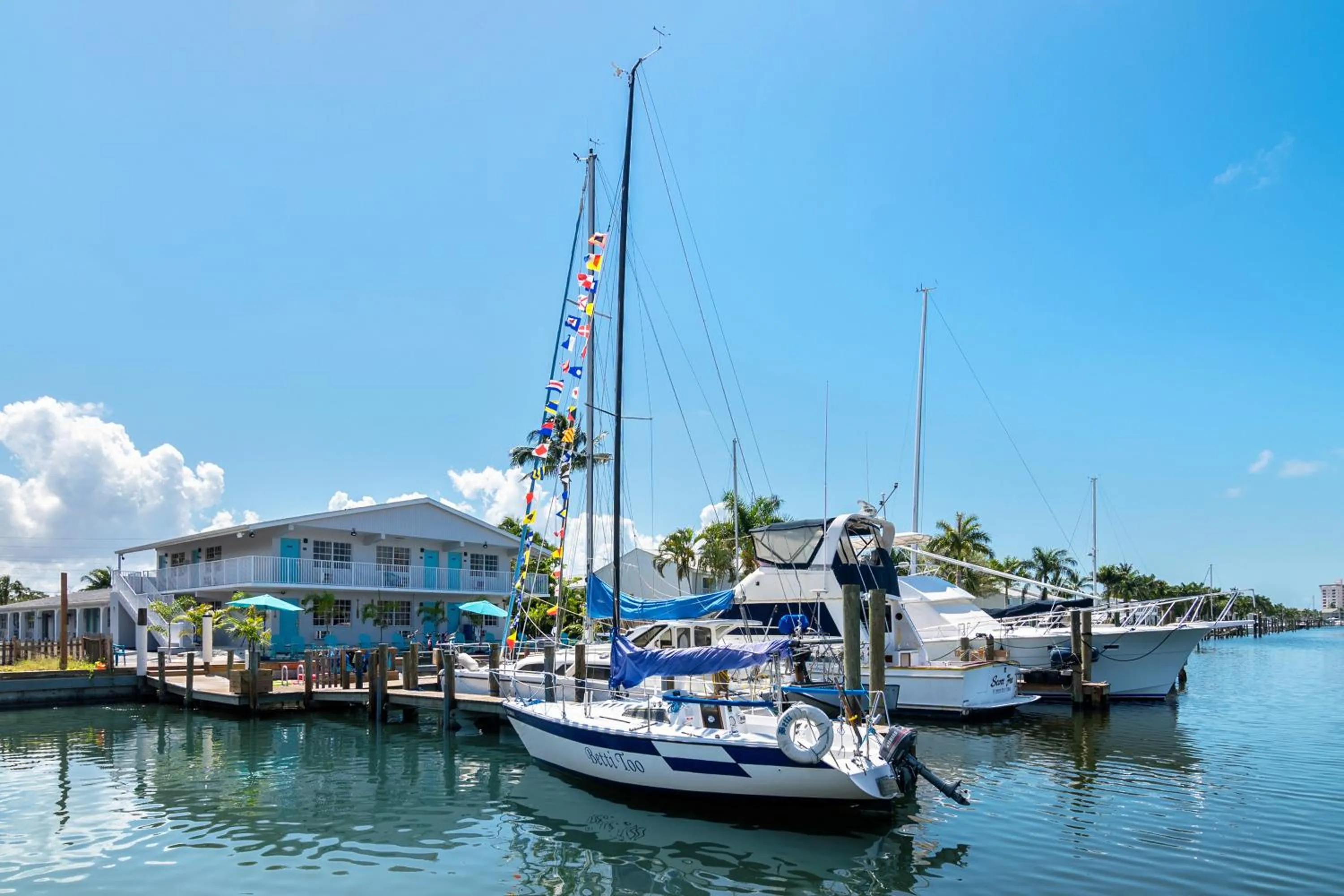 Property building in Latitude 26 Waterfront Boutique Resort - Fort Myers Beach