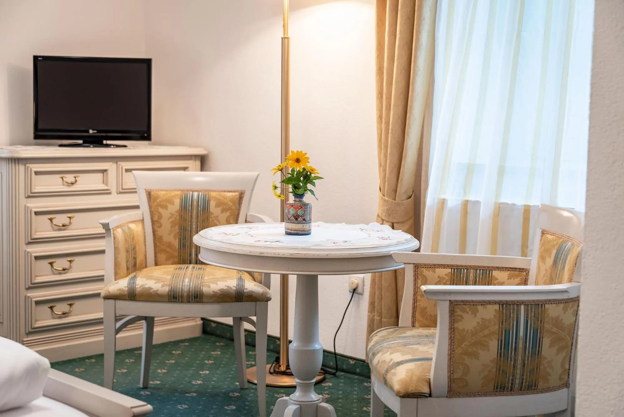 Seating area in Hotel Weisse Lilie - B&B