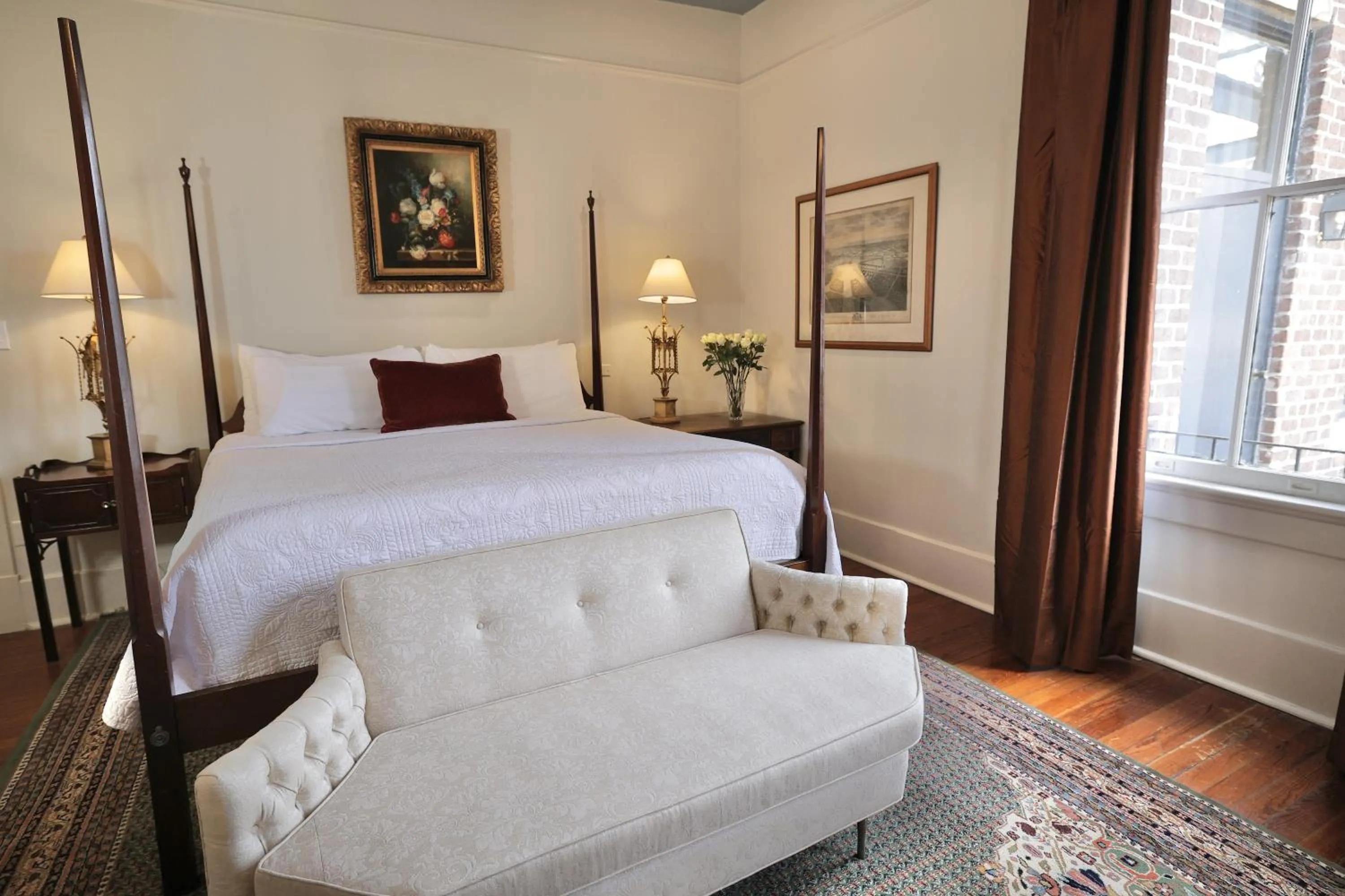 Bed in Foley House Inn