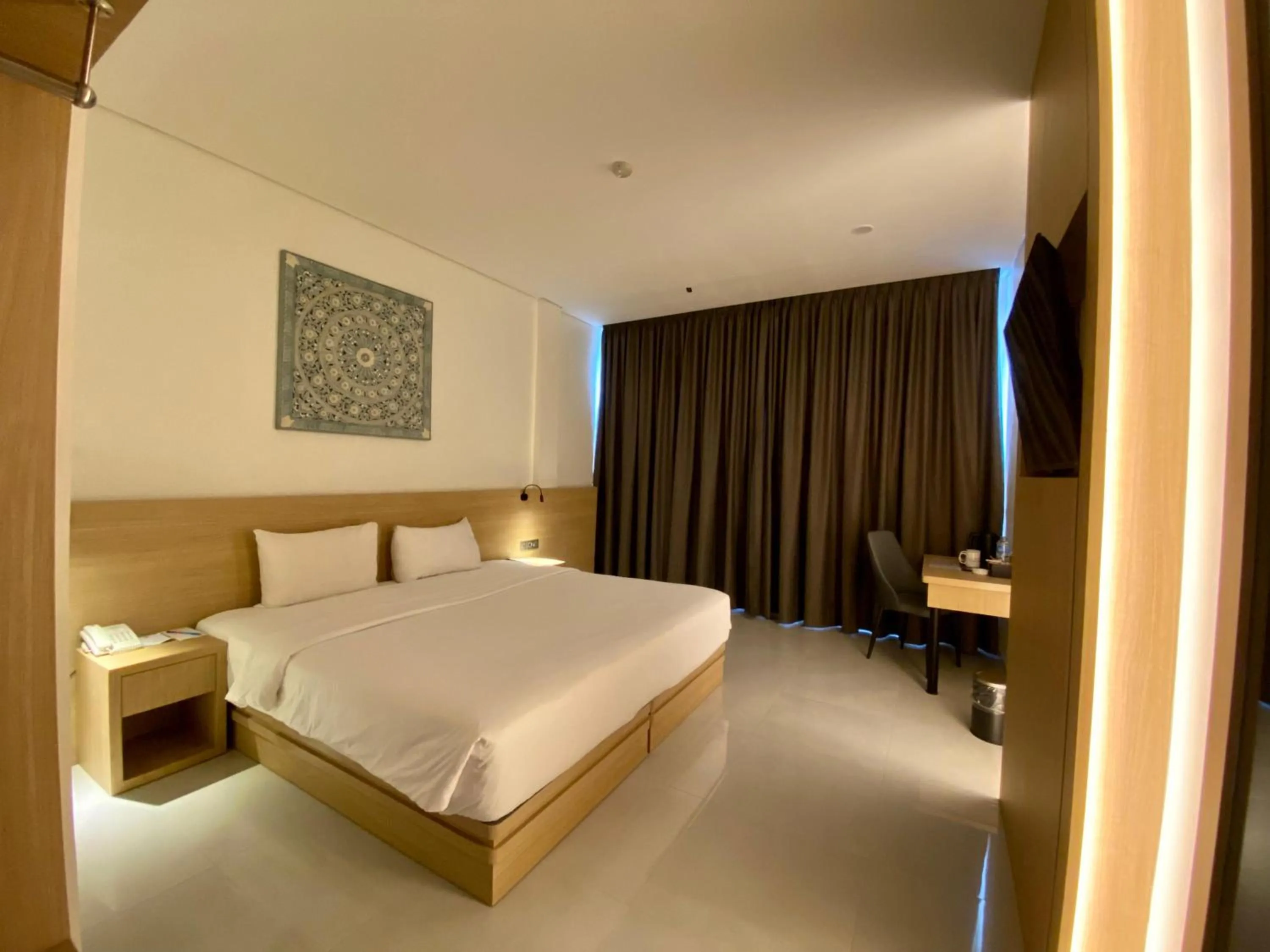 Bedroom, Bed in OPI Indah Hotel