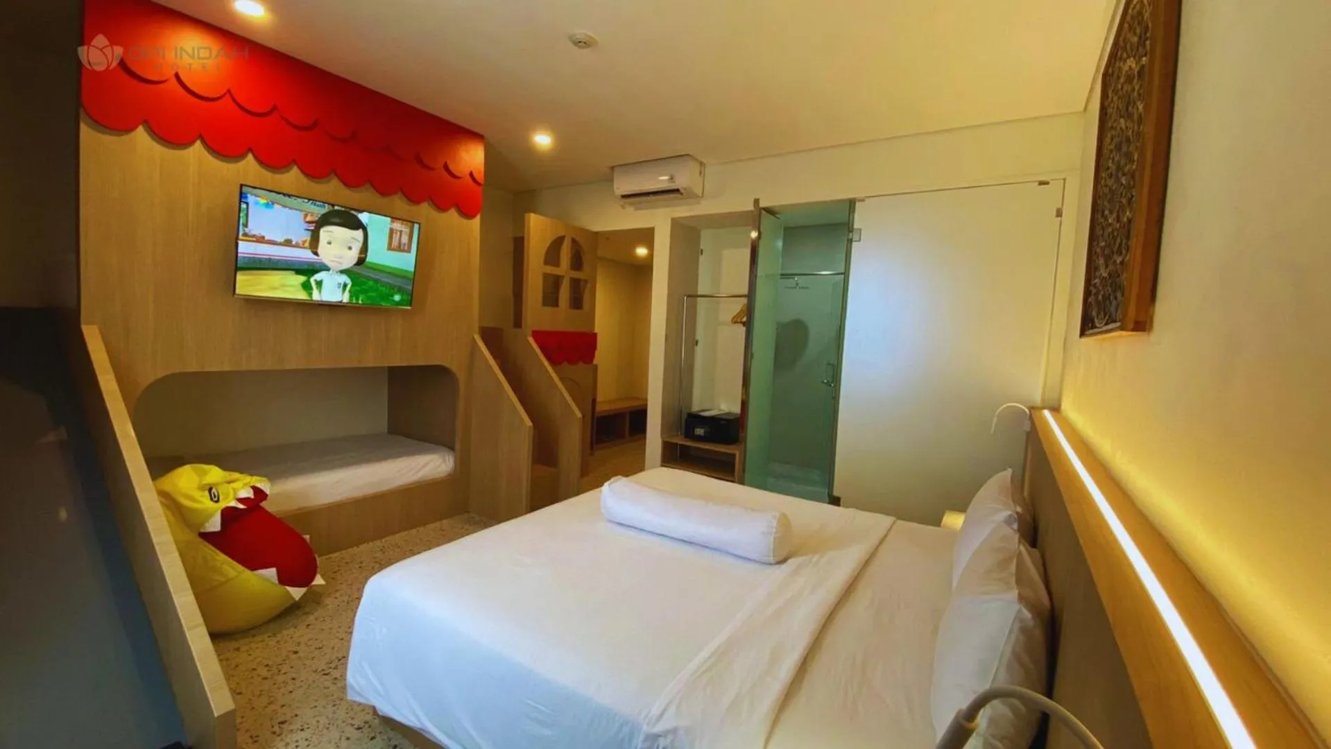 Bedroom, Bed in OPI Indah Hotel