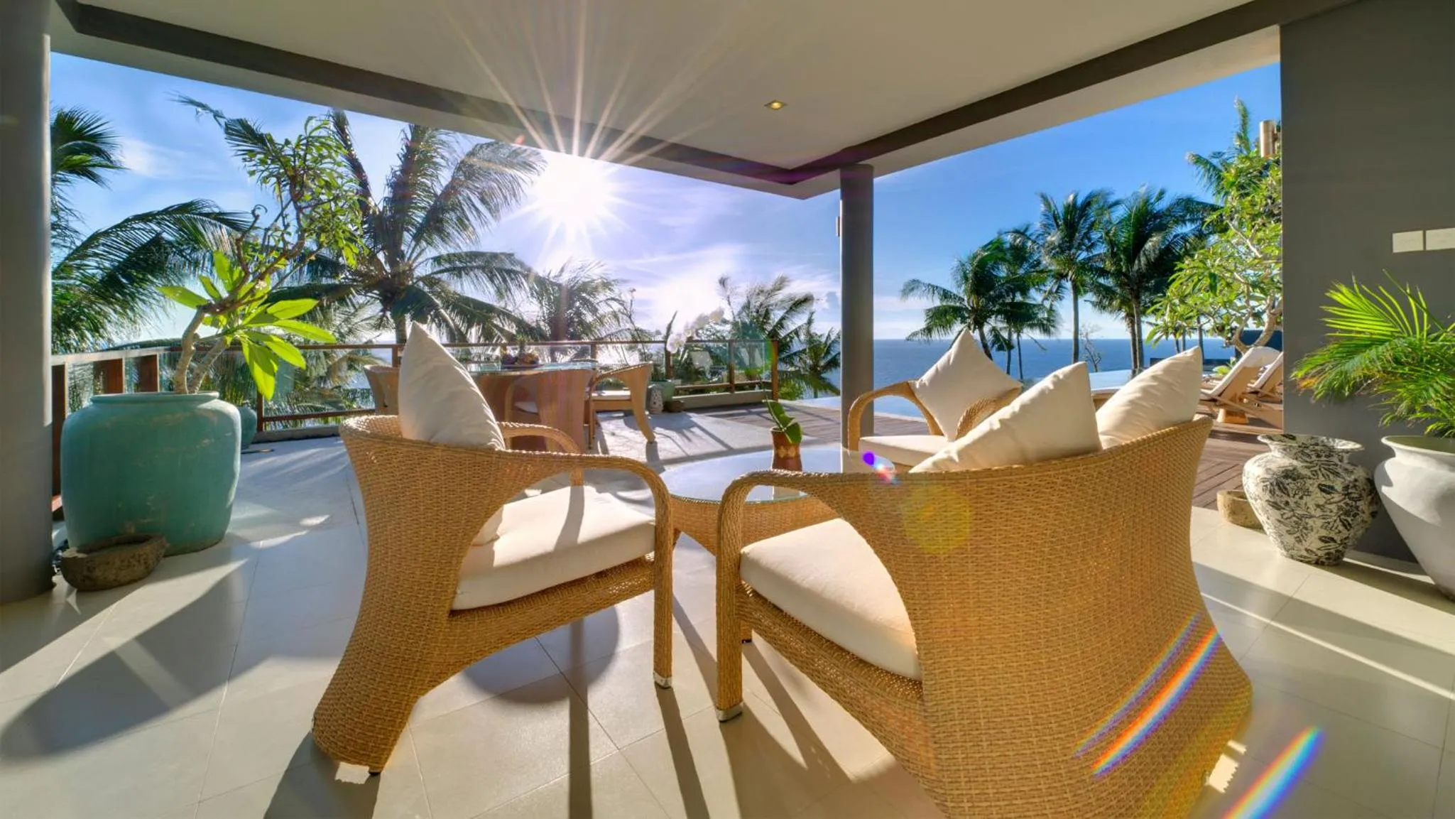 View (from property/room) in Malimbu Cliff Villa by Elite Havens