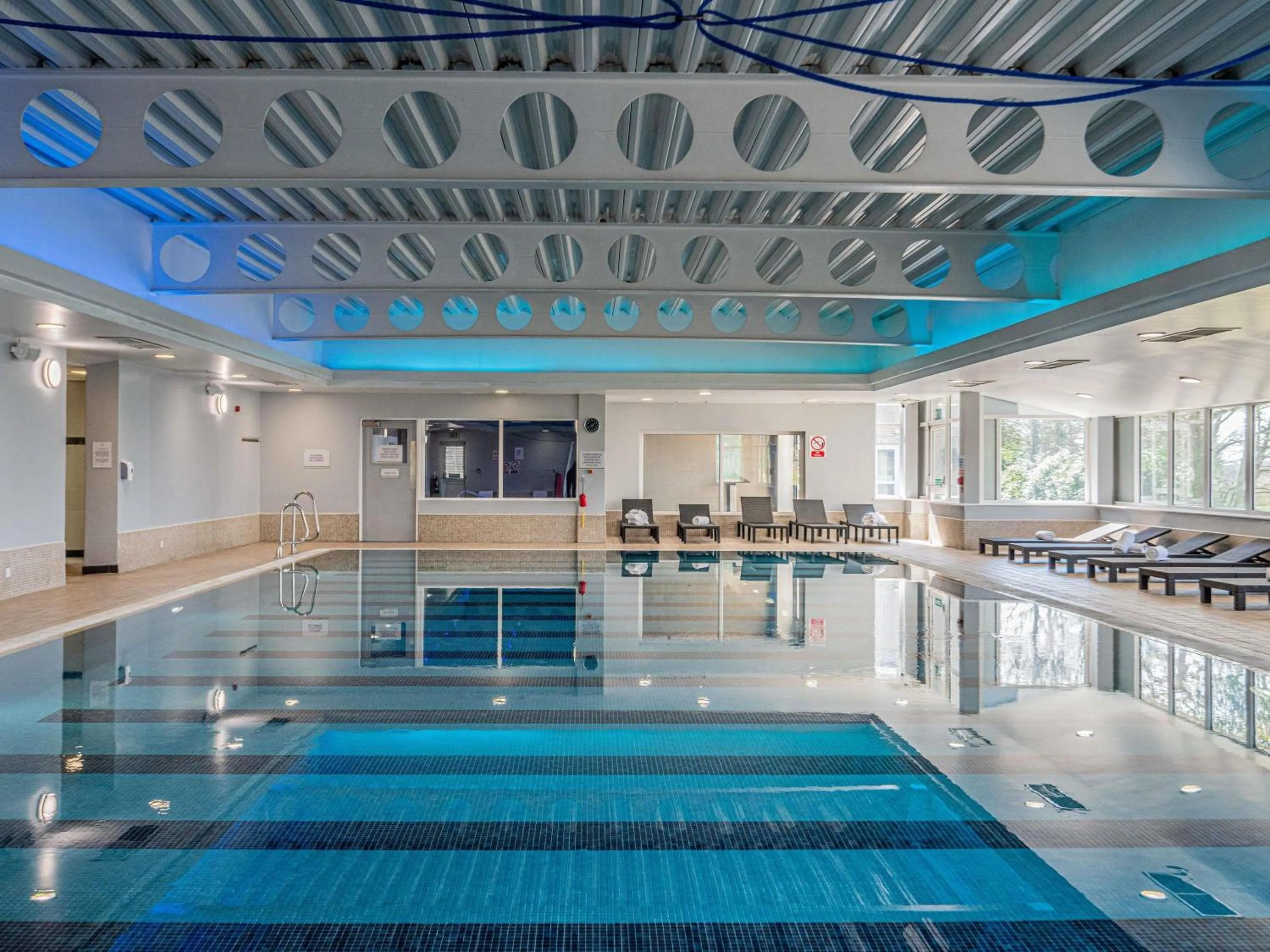 Pool view in Mercure Manchester Norton Grange Hotel & Spa