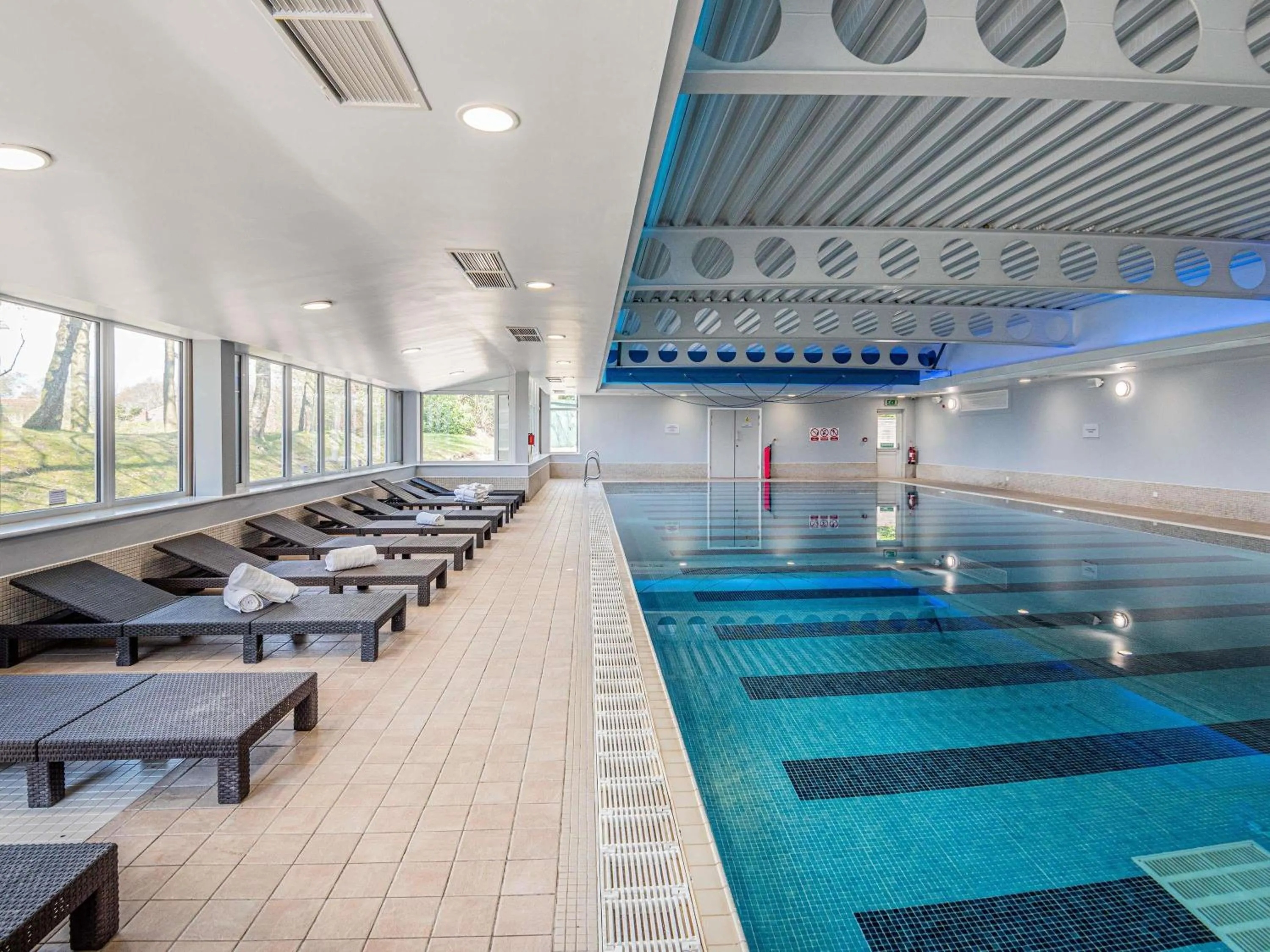 Pool view in Mercure Manchester Norton Grange Hotel & Spa