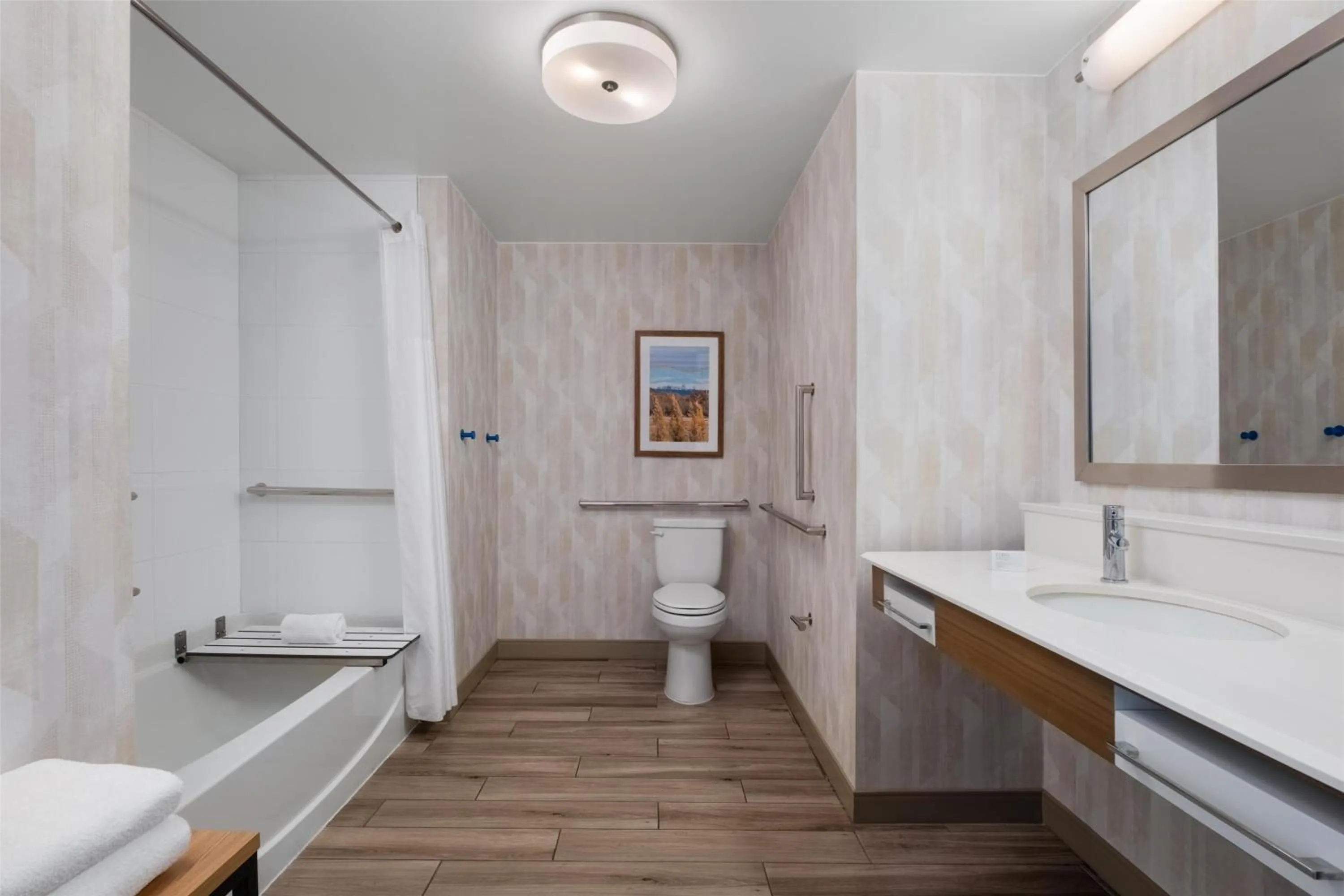 Bathroom in Hampton Inn by Hilton Turlock