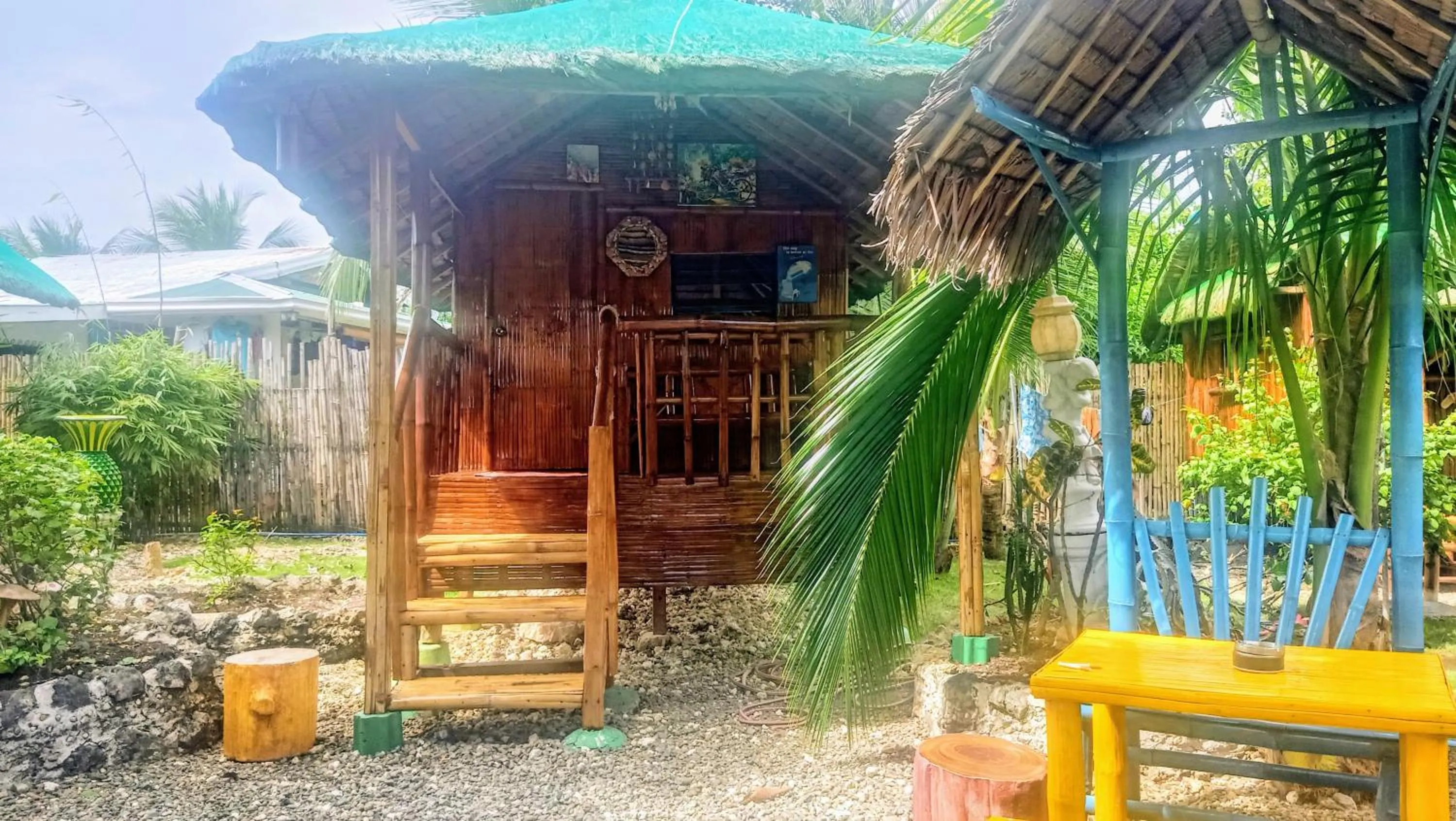 Property building in Moalboal Bamboo Guest House
