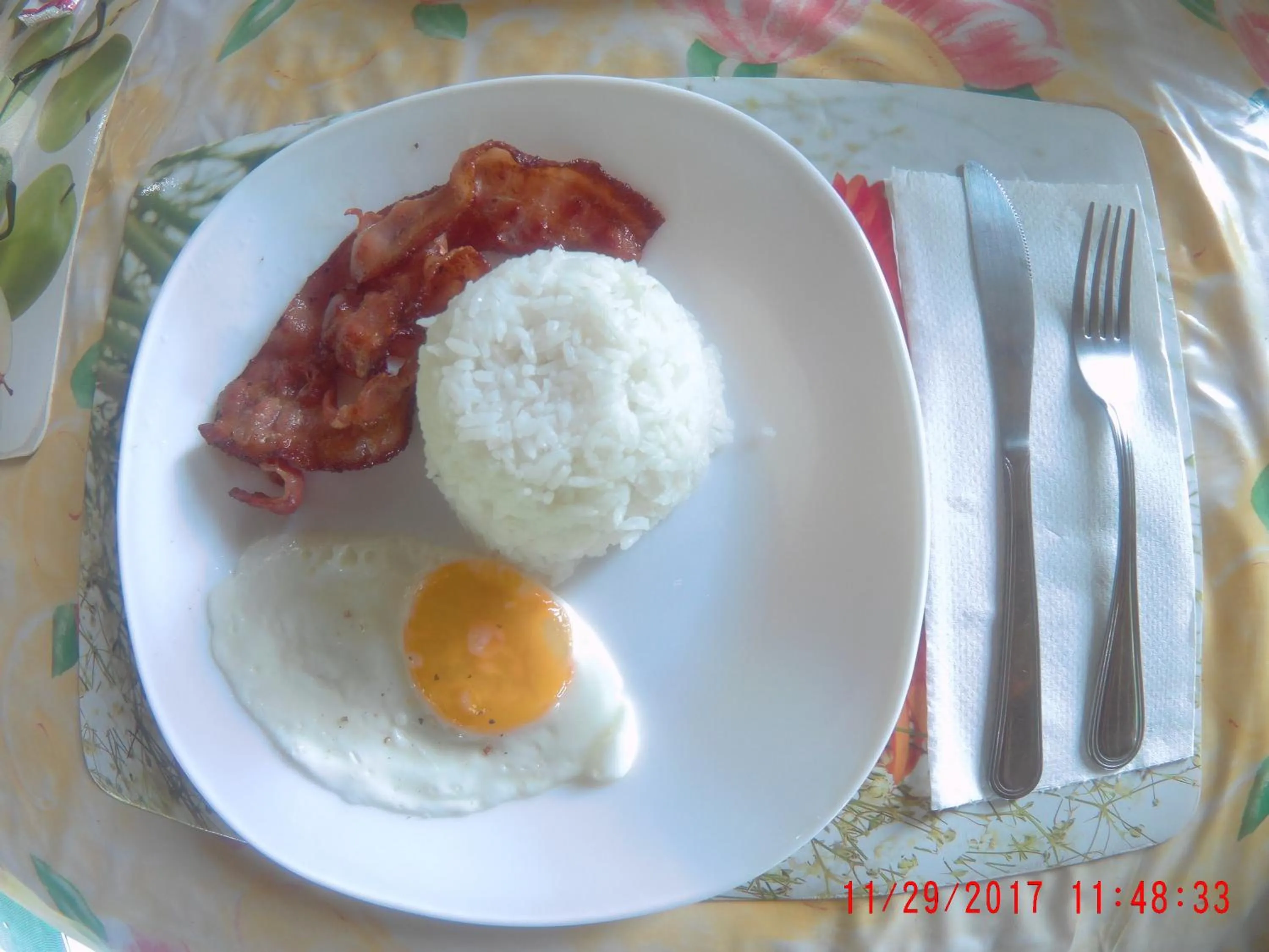 Breakfast in Moalboal Bamboo Guest House