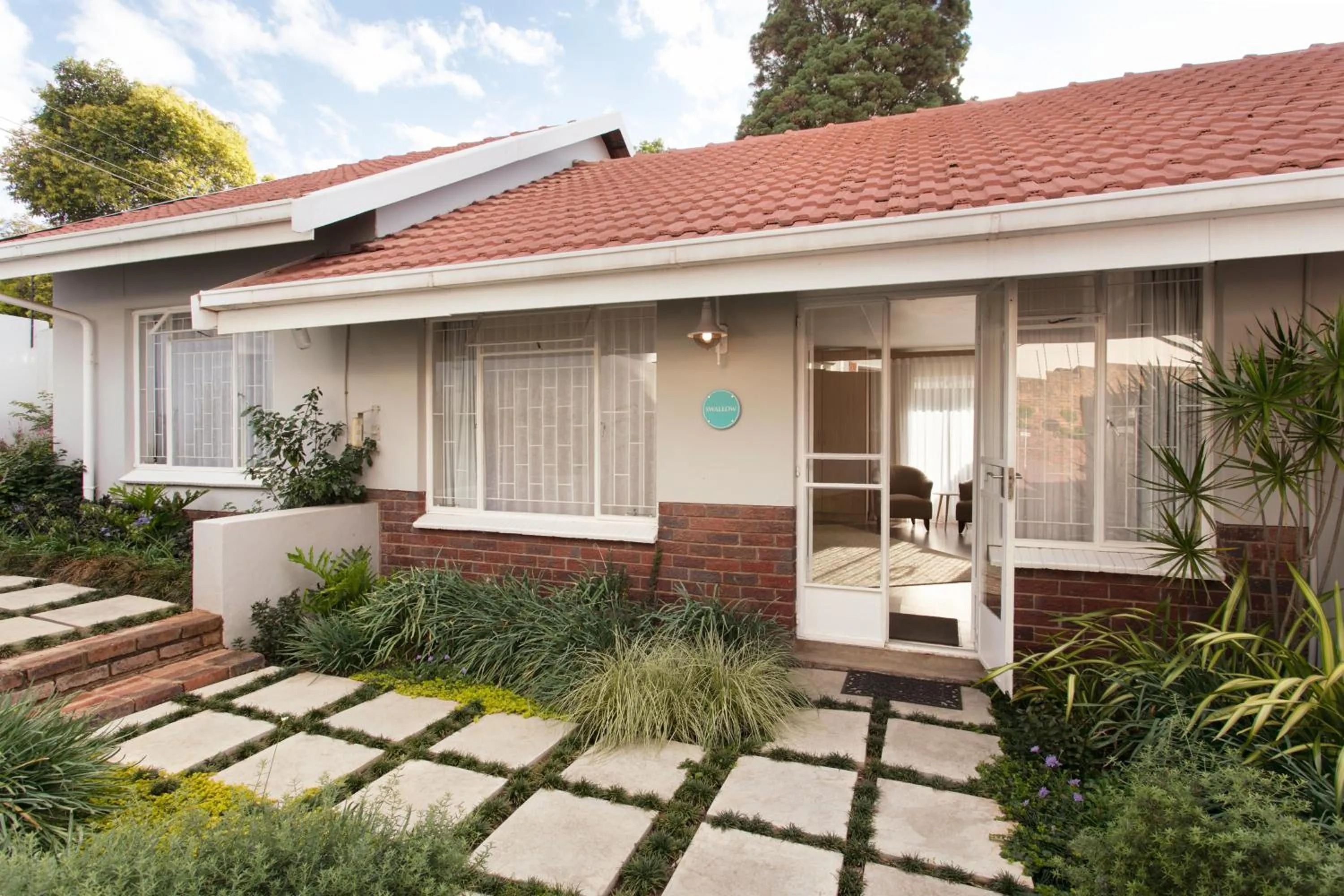 Garden view in The Aviary