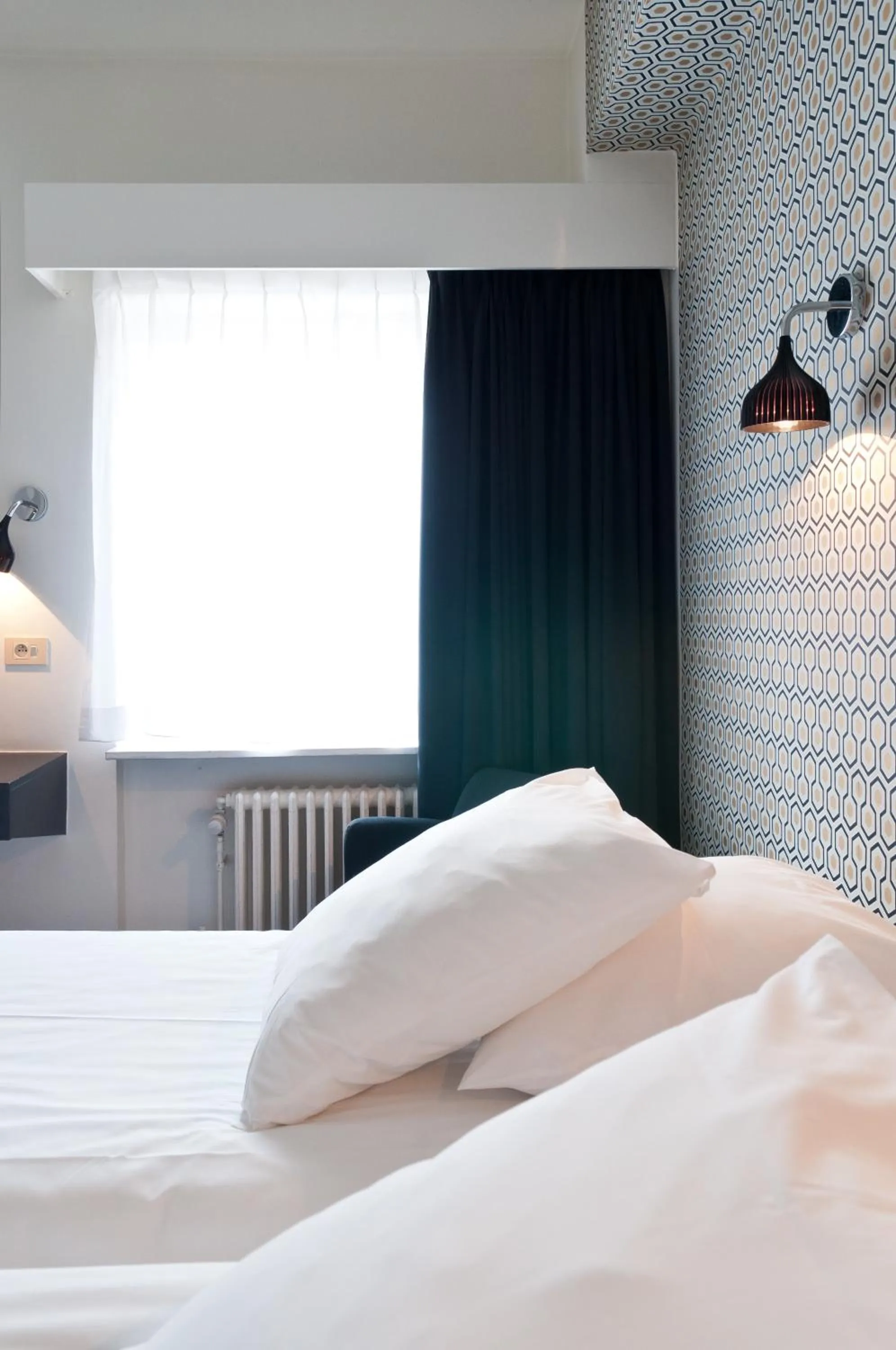 Bed in Hotel Queen Anne