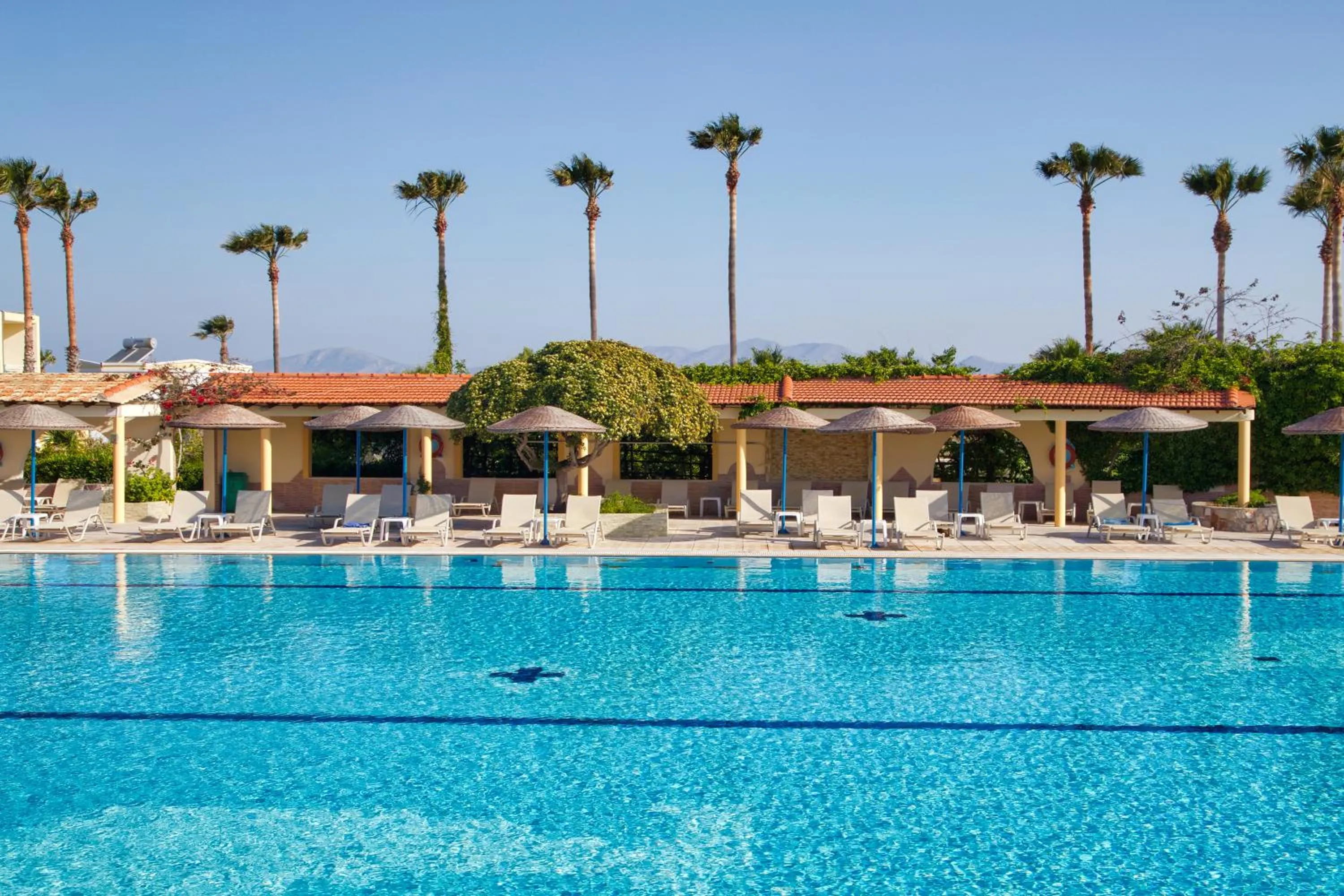 Pool view in Eurovillage Achilleas Hotel