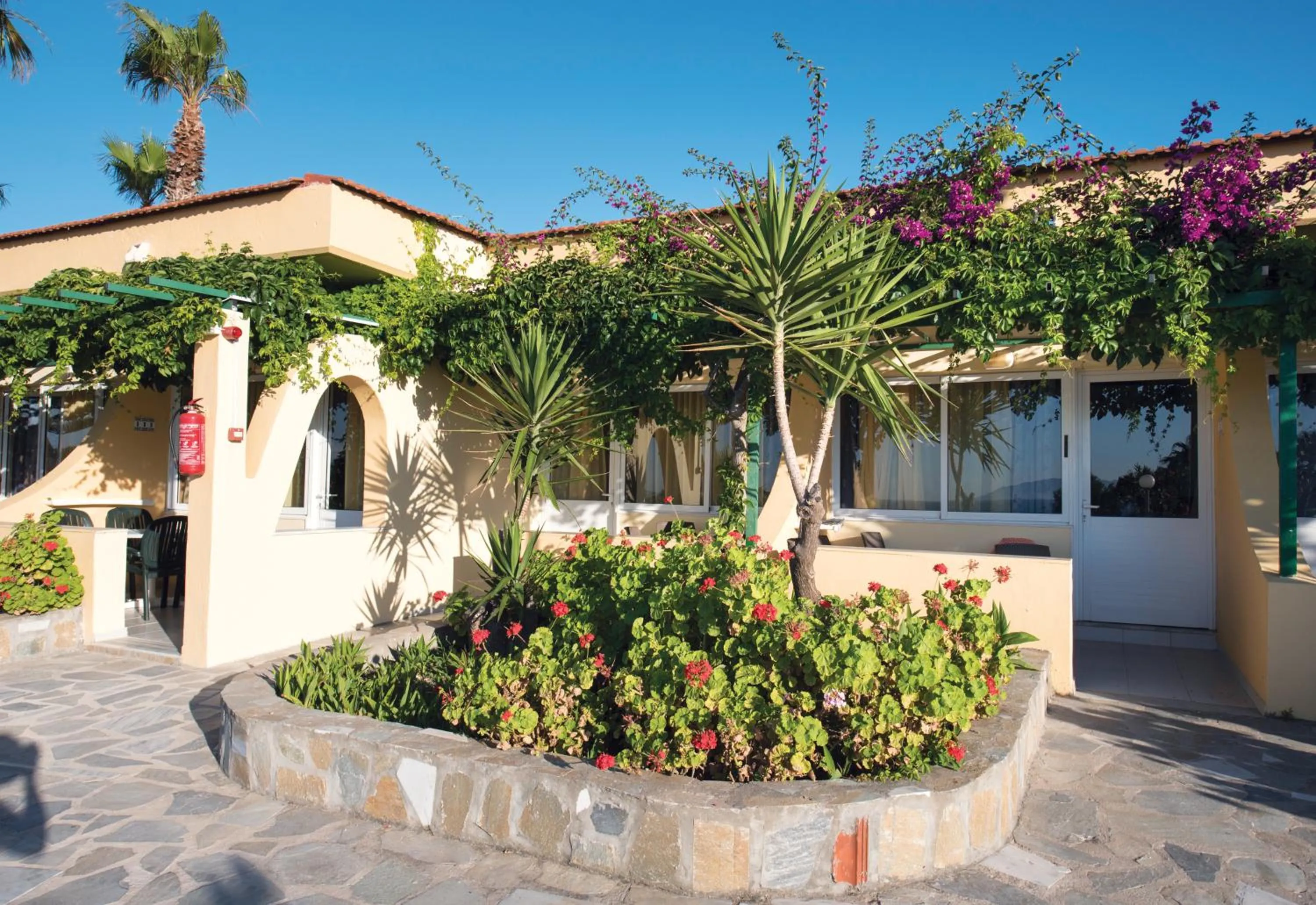 Balcony/Terrace in Eurovillage Achilleas Hotel