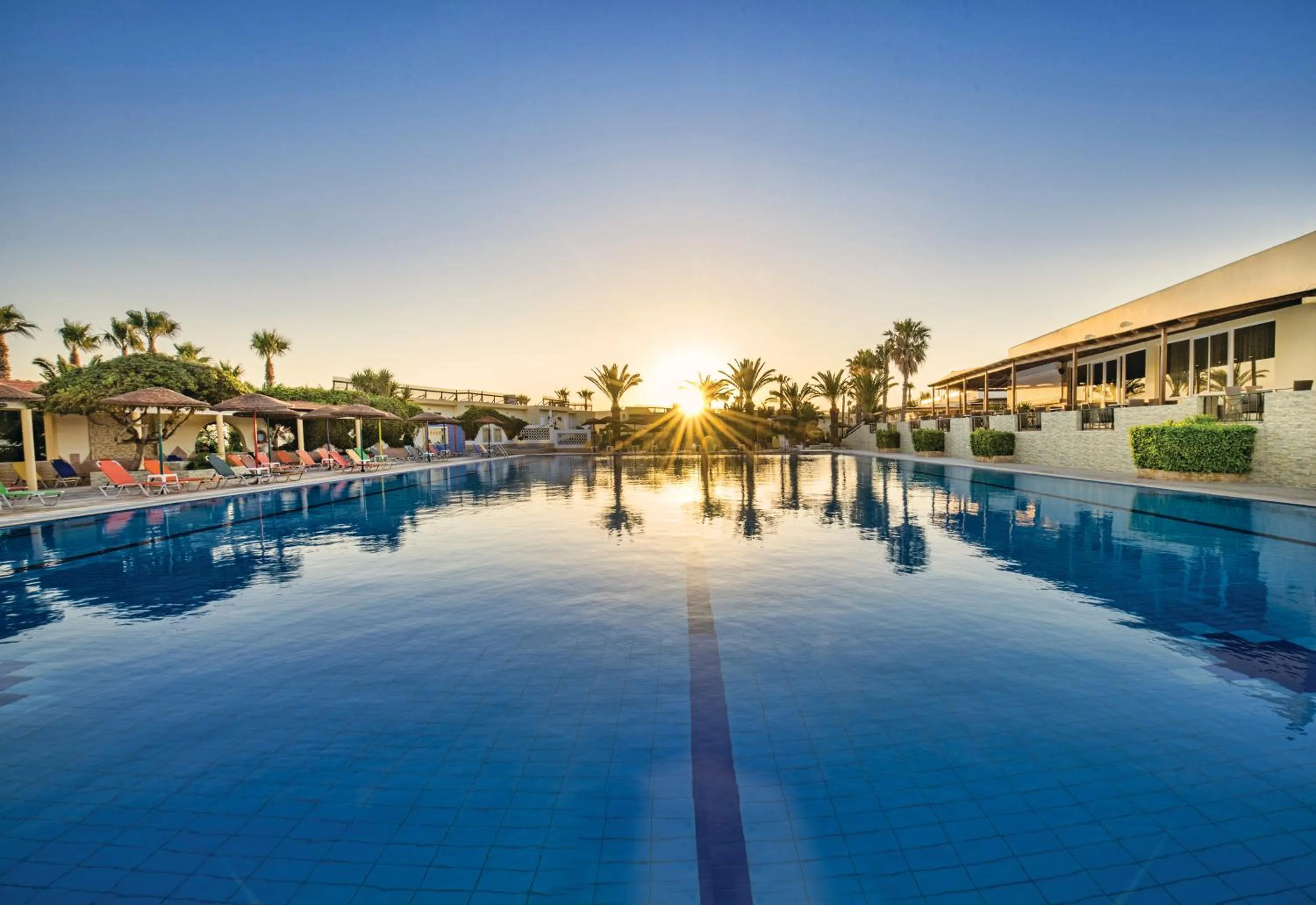 Swimming pool in Eurovillage Achilleas Hotel