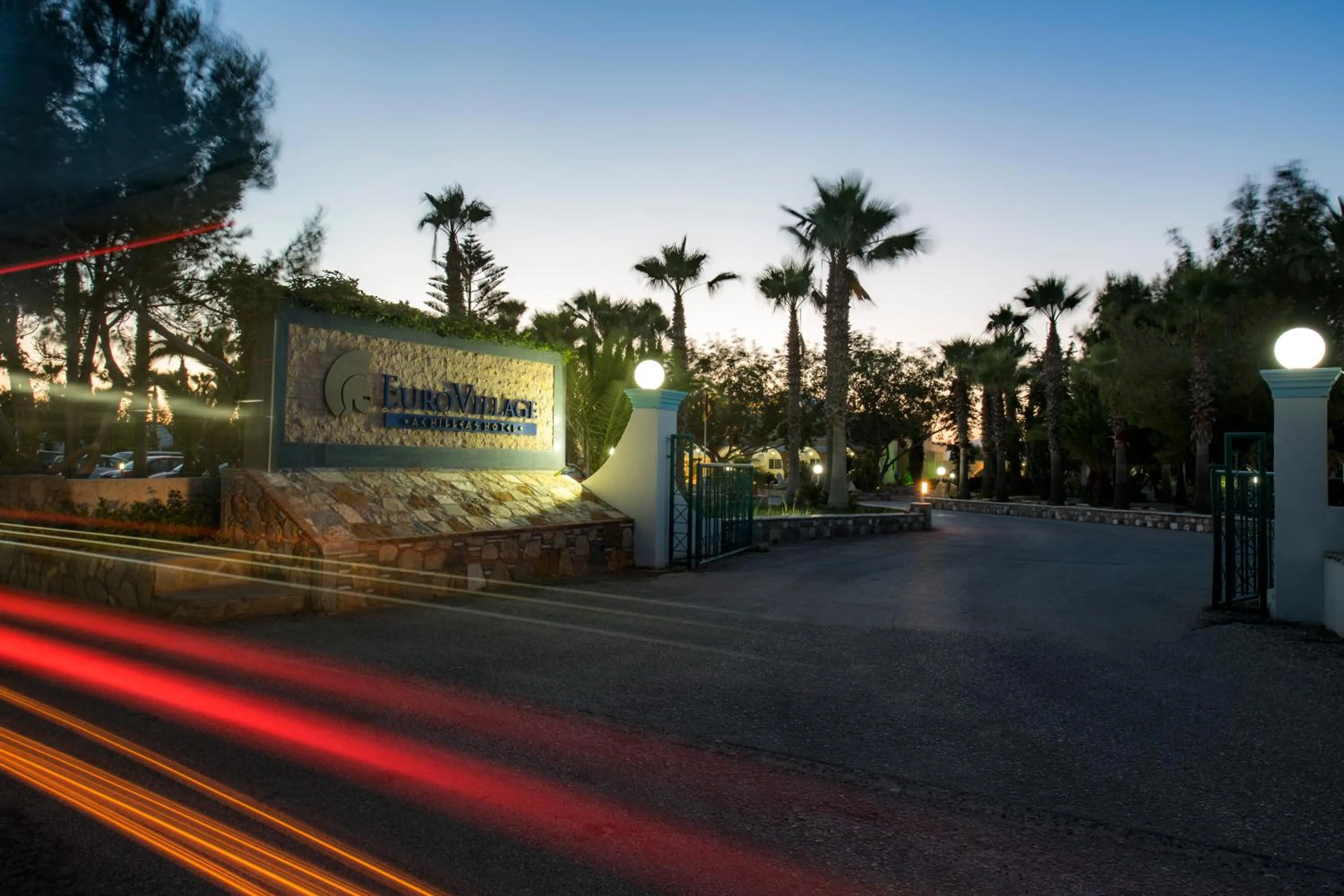 Facade/entrance in Eurovillage Achilleas Hotel