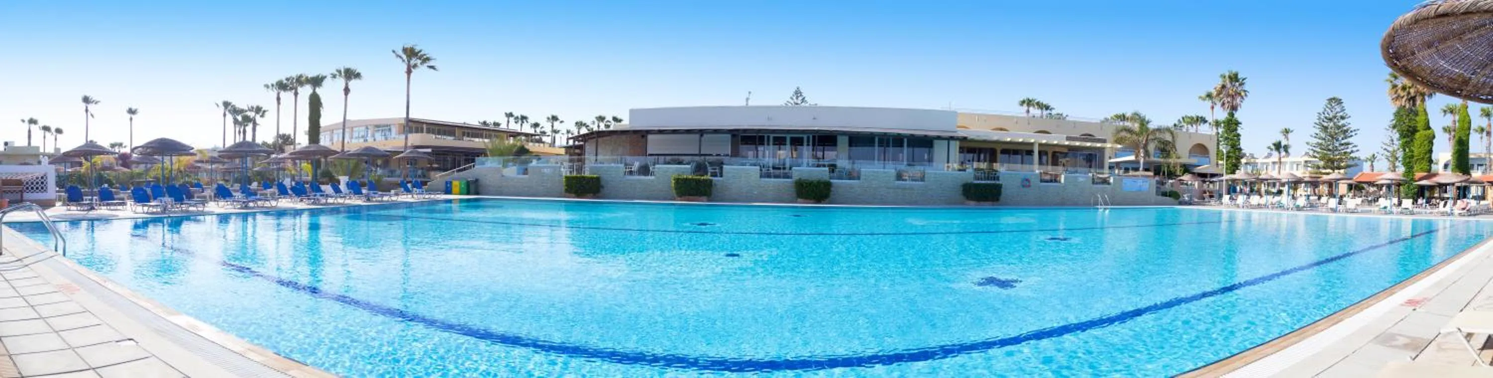 Pool view in Eurovillage Achilleas Hotel