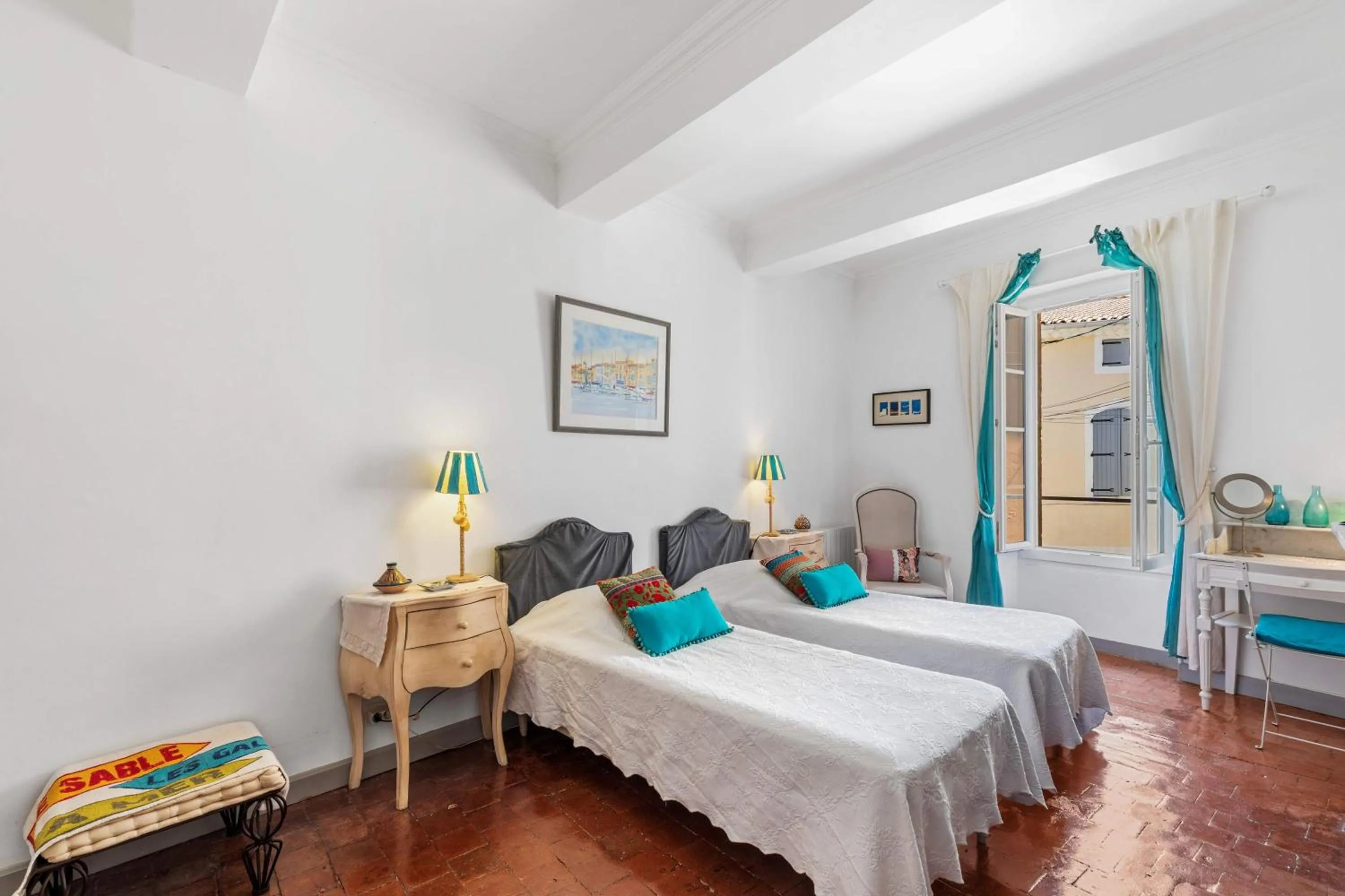 Bed in L'ORANGERIE Chambres d'hotes de charme