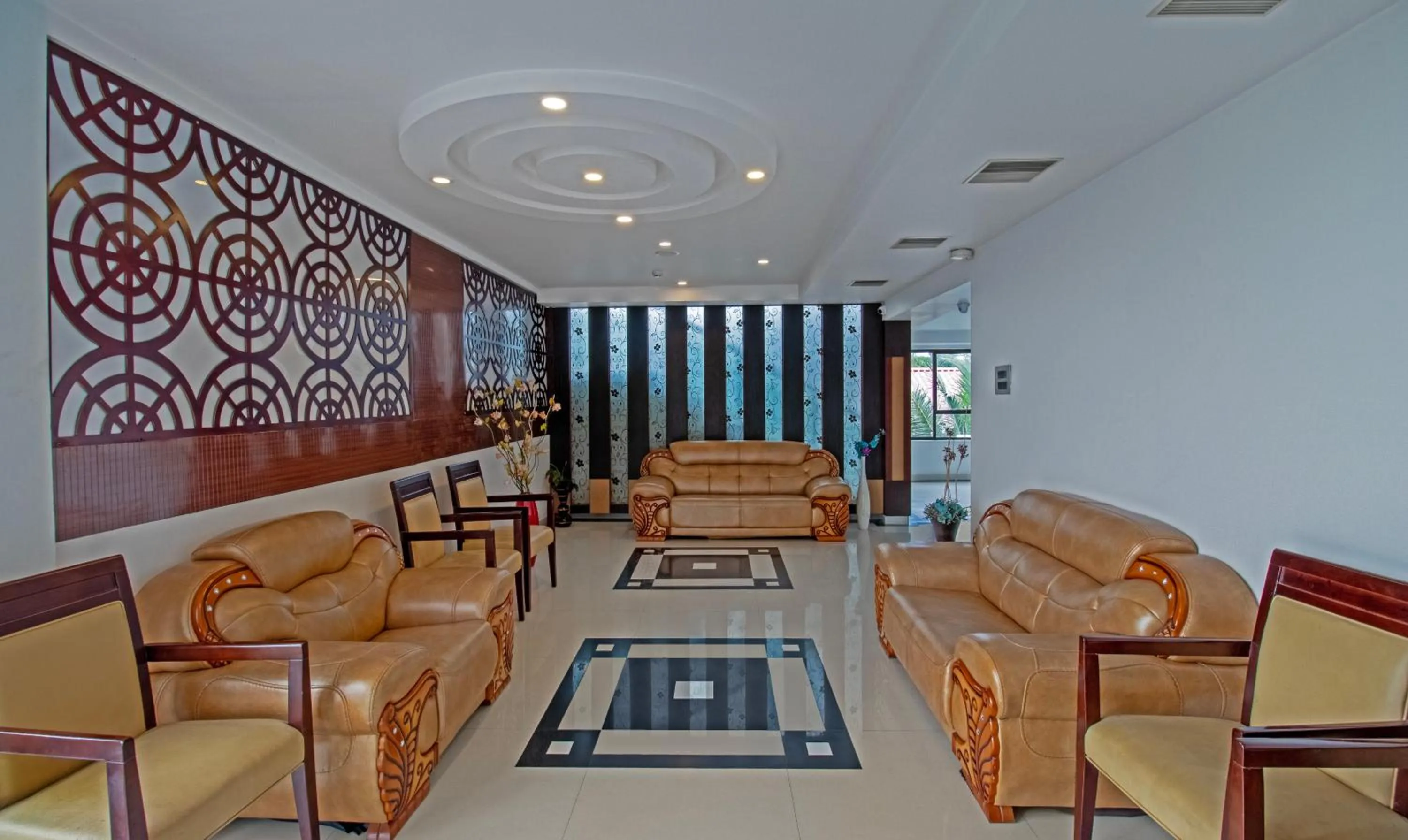 Living room in Treebo Premium Palmyra Milford, 2 Km From Alleppey Beach