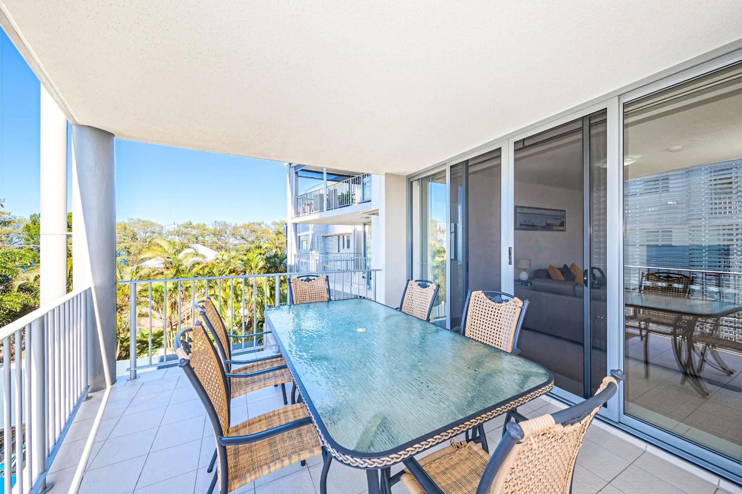 Balcony/Terrace in On the Bay Apartments