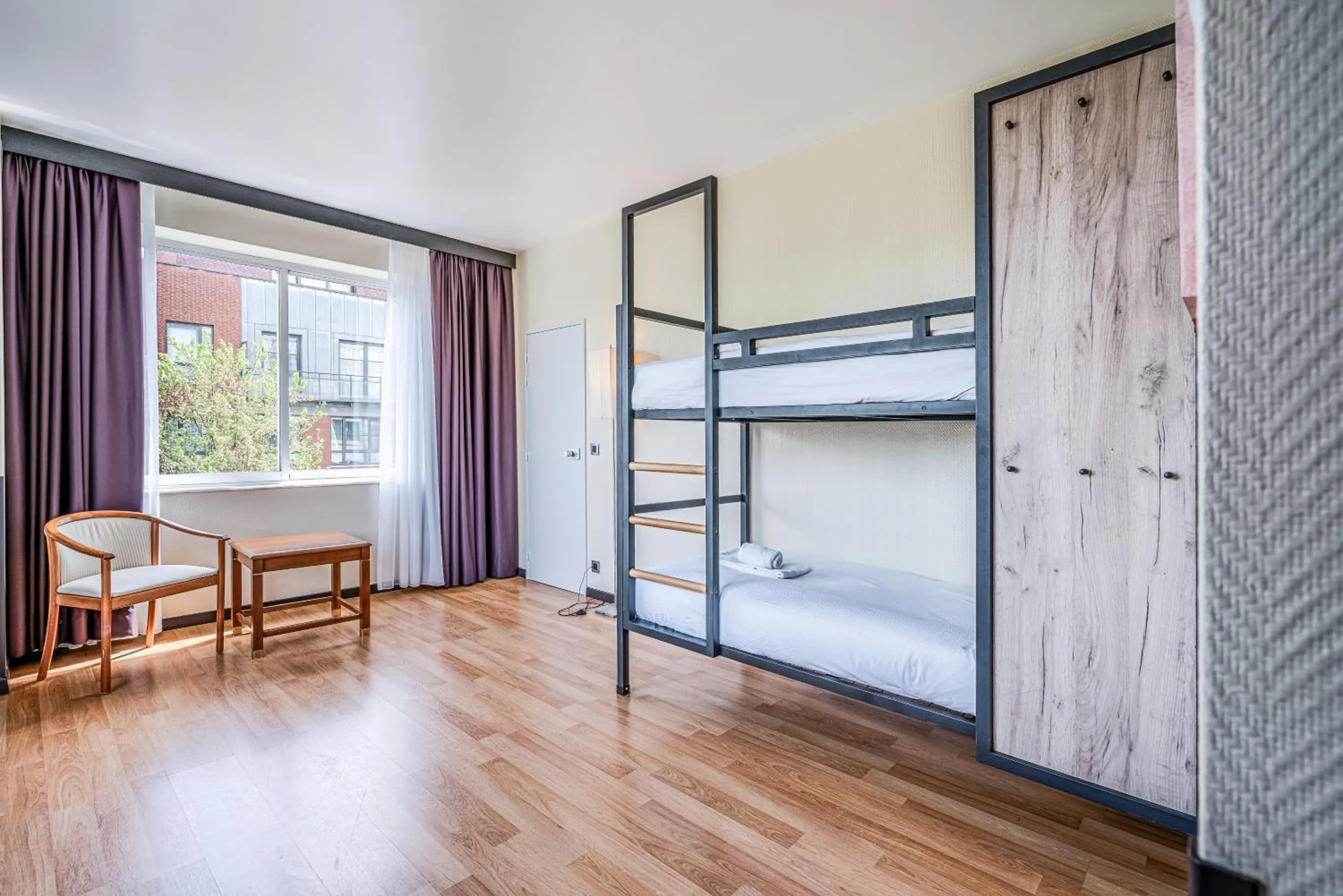 bunk bed, Bed in a&o Brussel Centrum