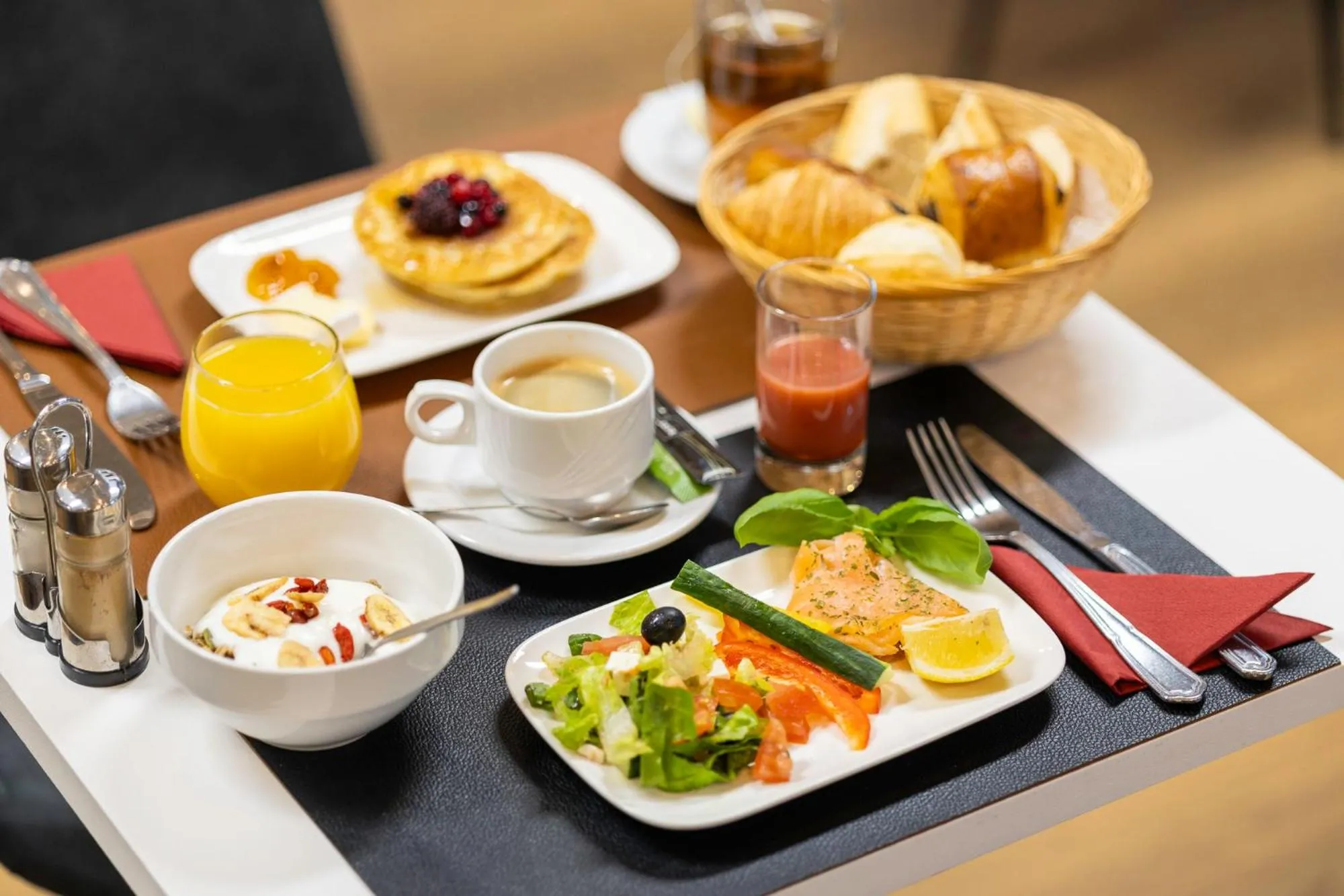 Food close-up in First Euroflat Hotel