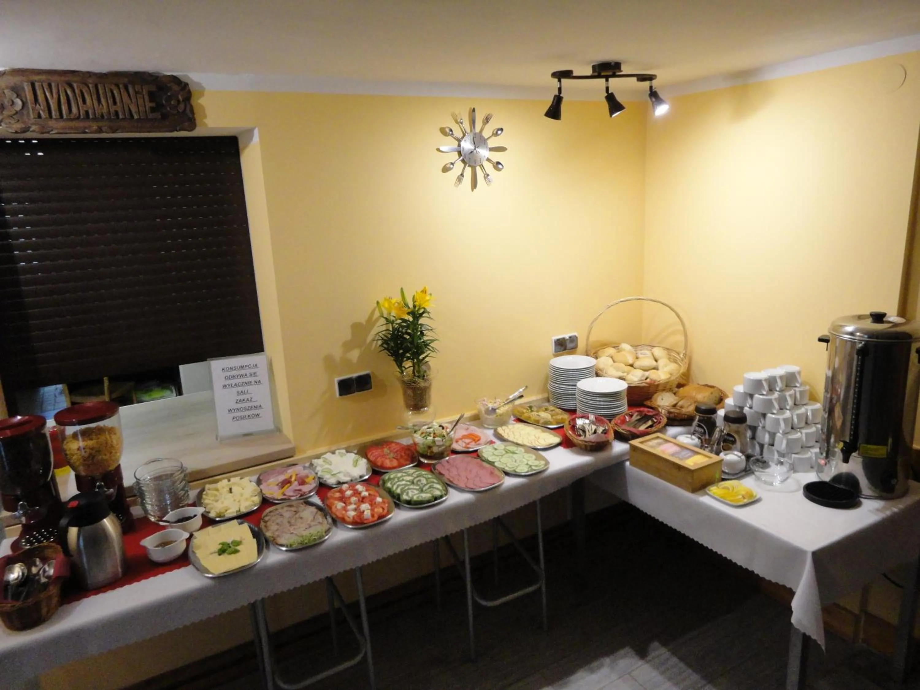 Continental breakfast in O.W.S. Strzecha