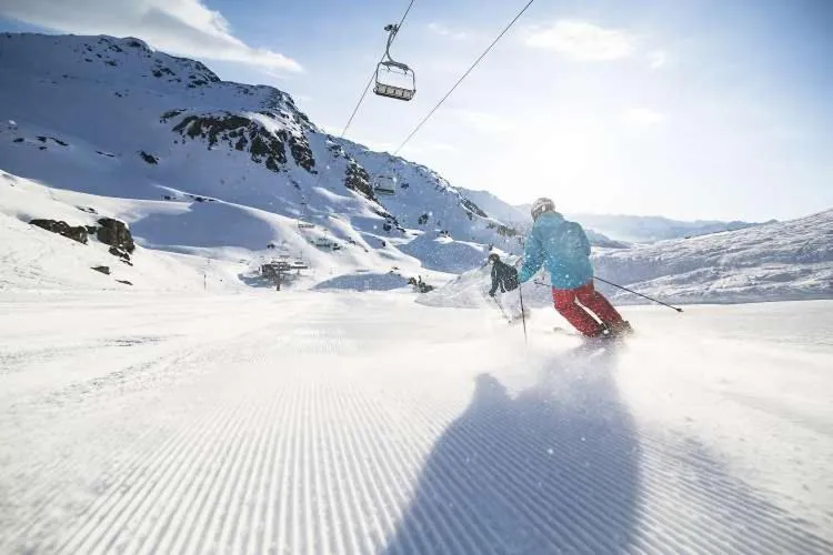 Skiing in Ferienwohnung Kainer