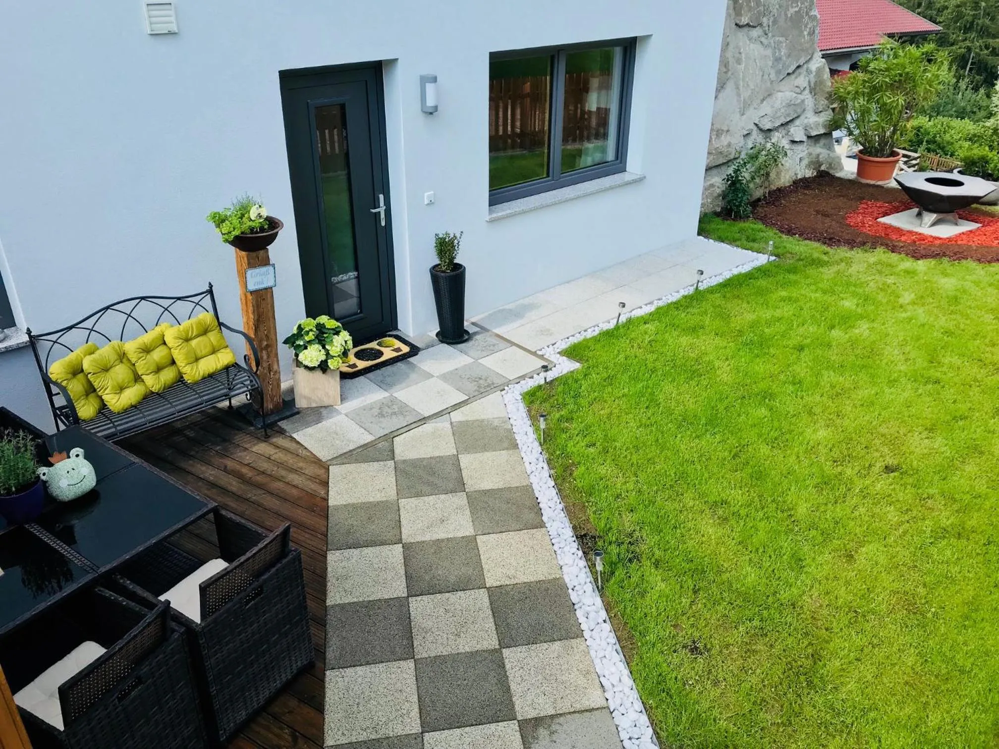 BBQ facilities in Ferienwohnung Kainer