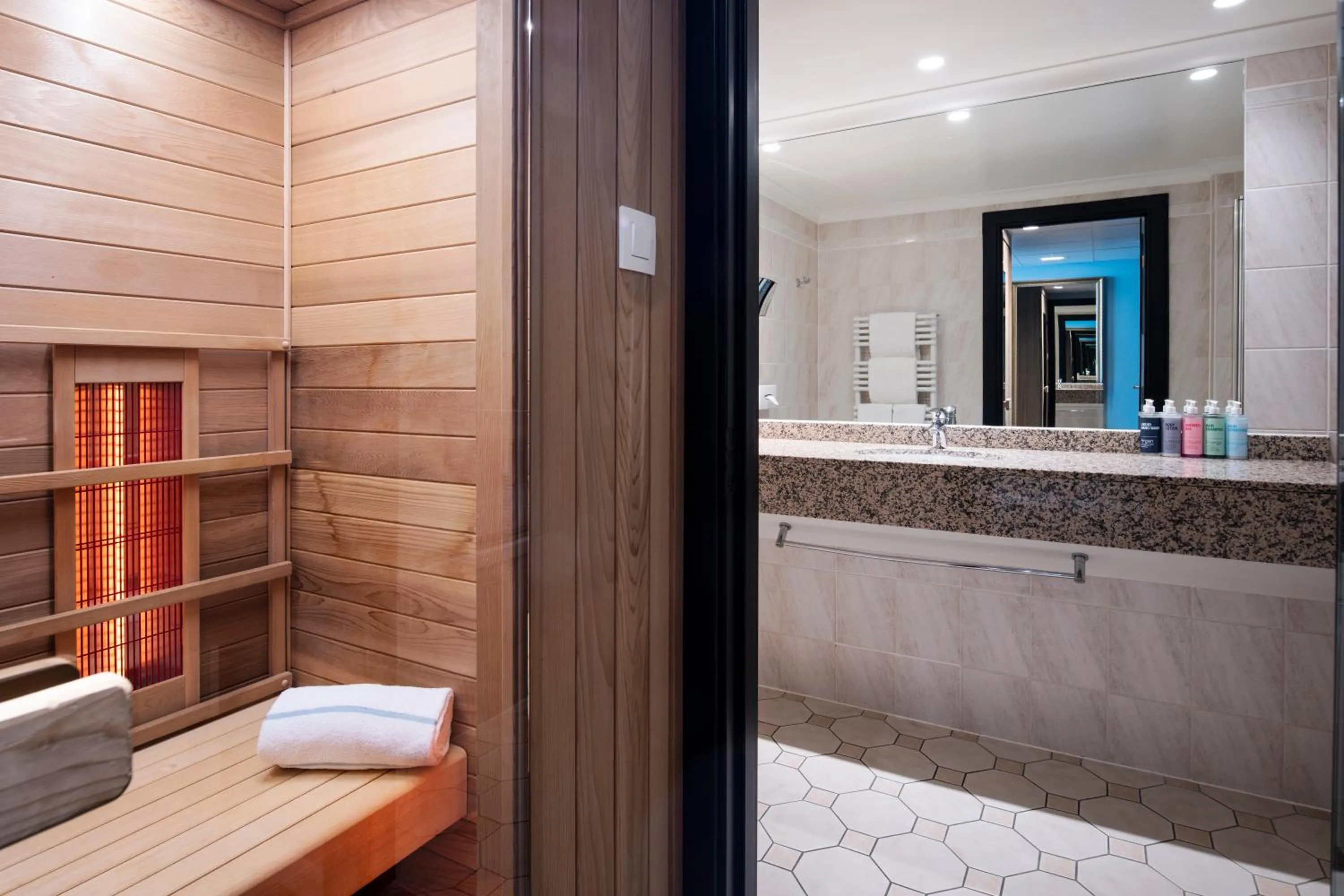 Sauna in Thon Hotel Bristol Stephanie