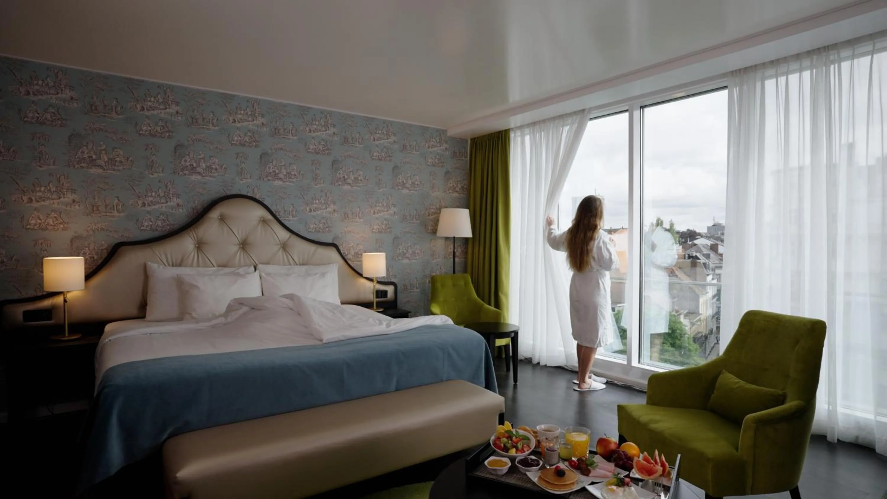 Bedroom, Bed in Thon Hotel Bristol Stephanie