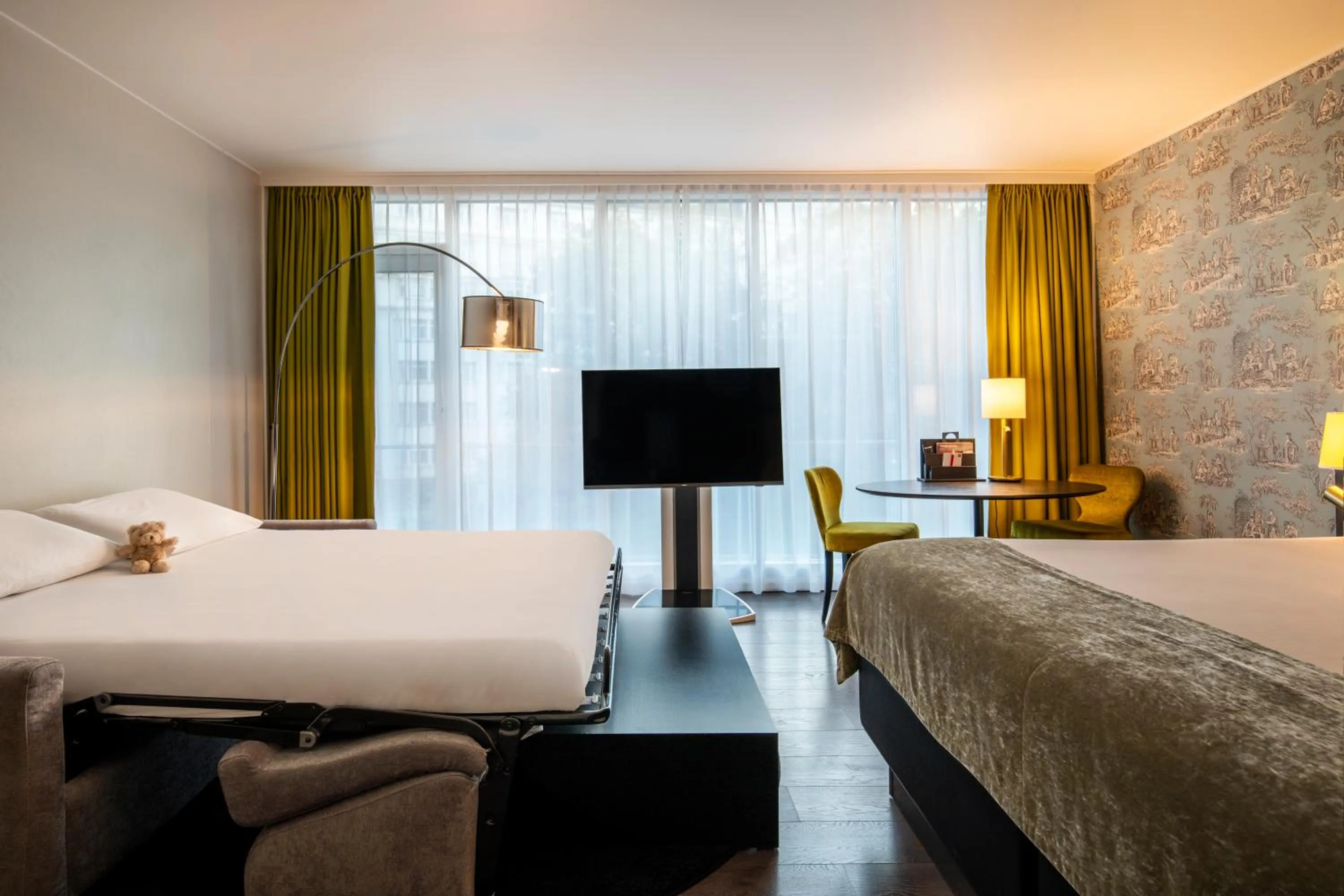 Bed in Thon Hotel Bristol Stephanie