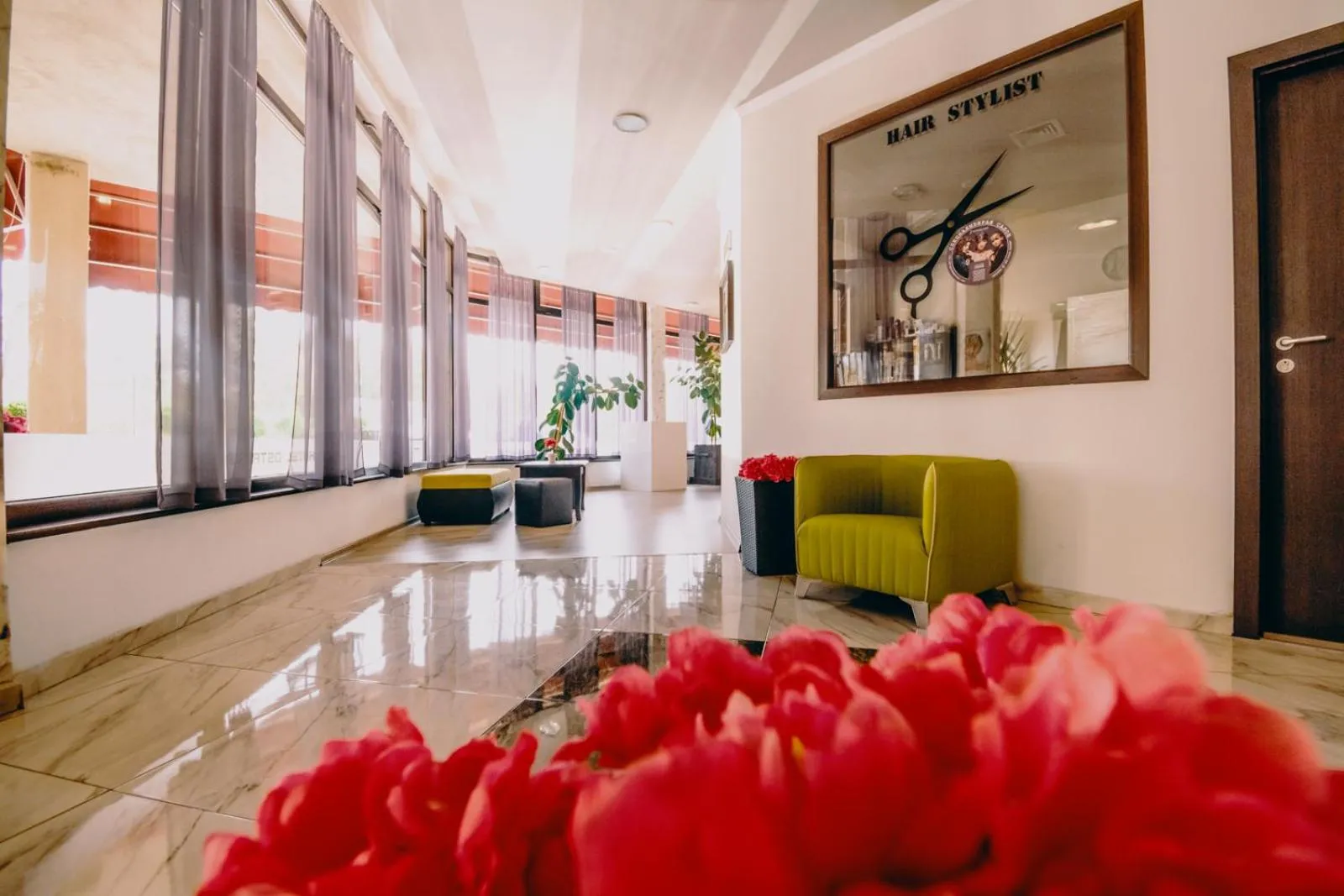 Lobby or reception in Hotel Ostrova