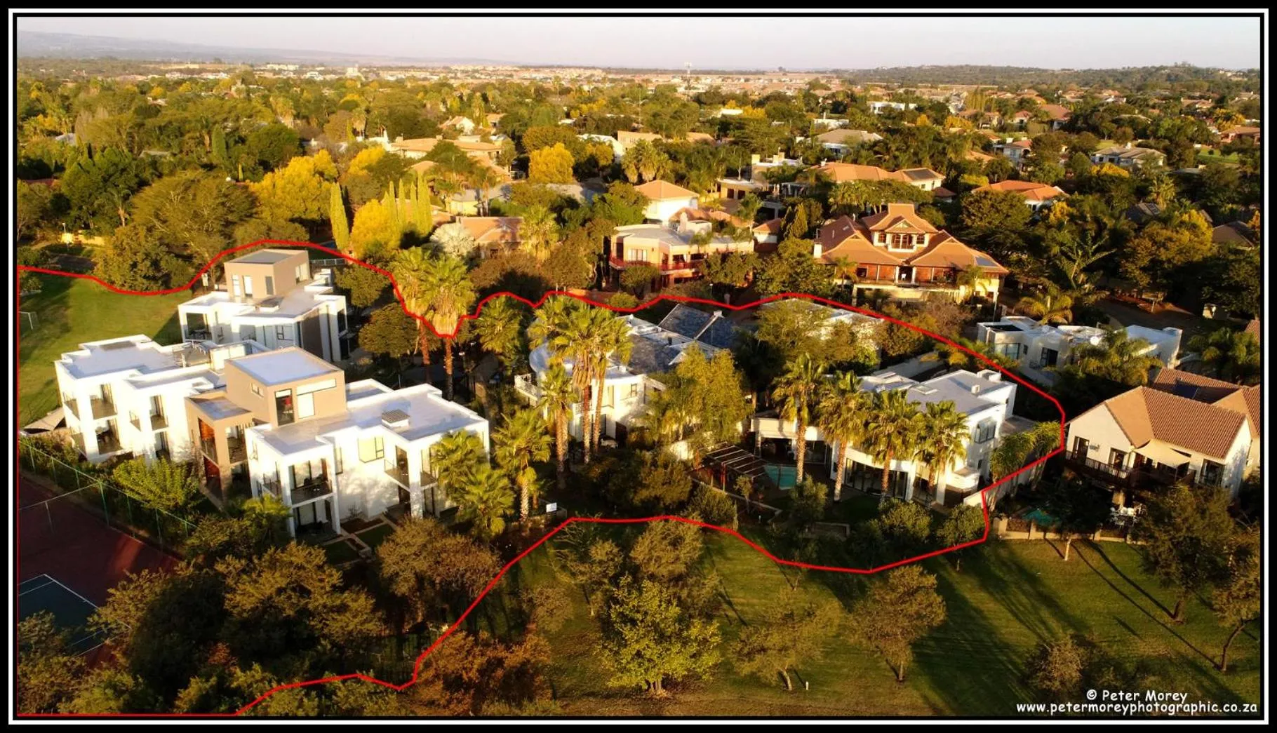 Bird's eye view in The Lakes Boutique Lodge