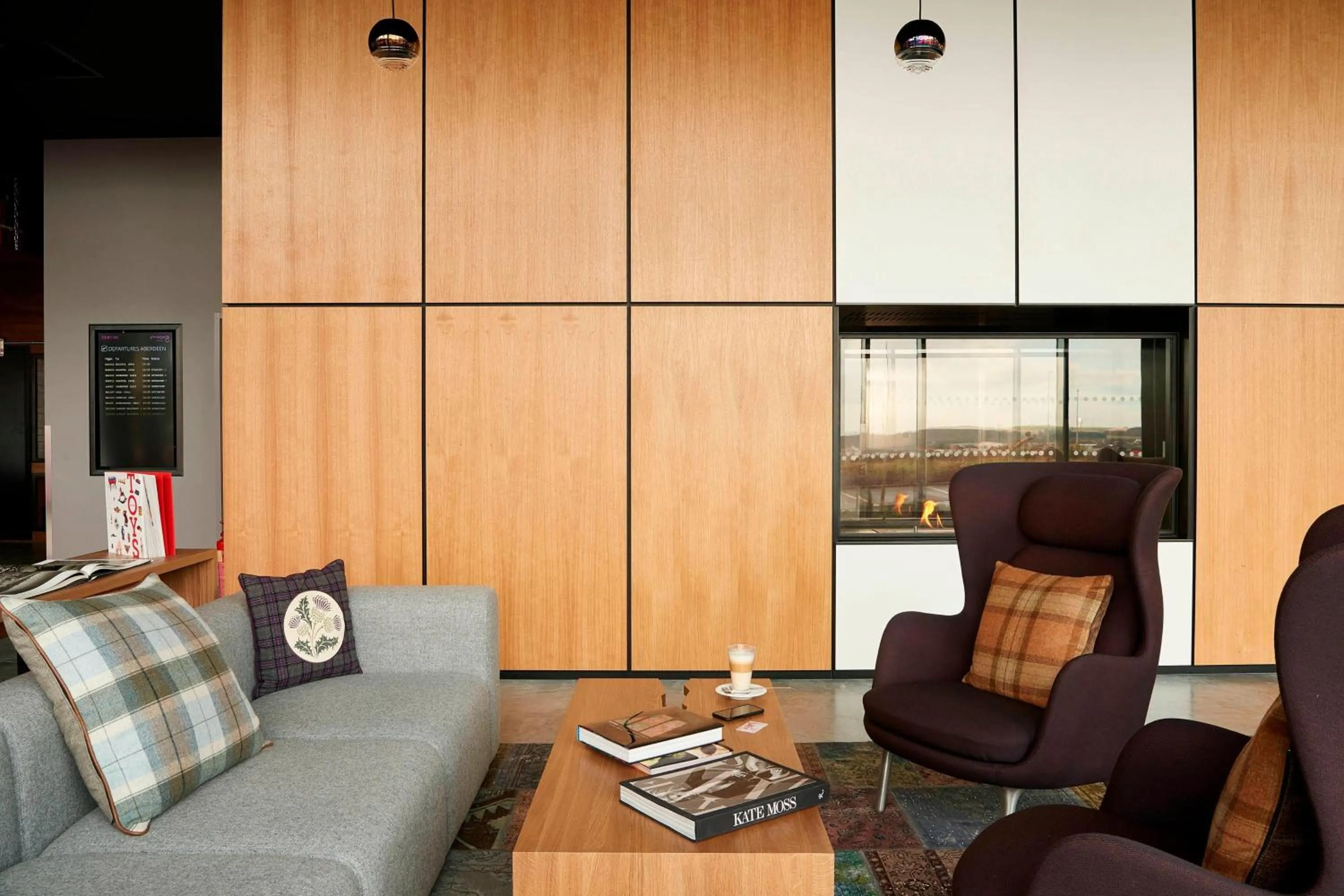 Living room in Moxy Aberdeen Airport