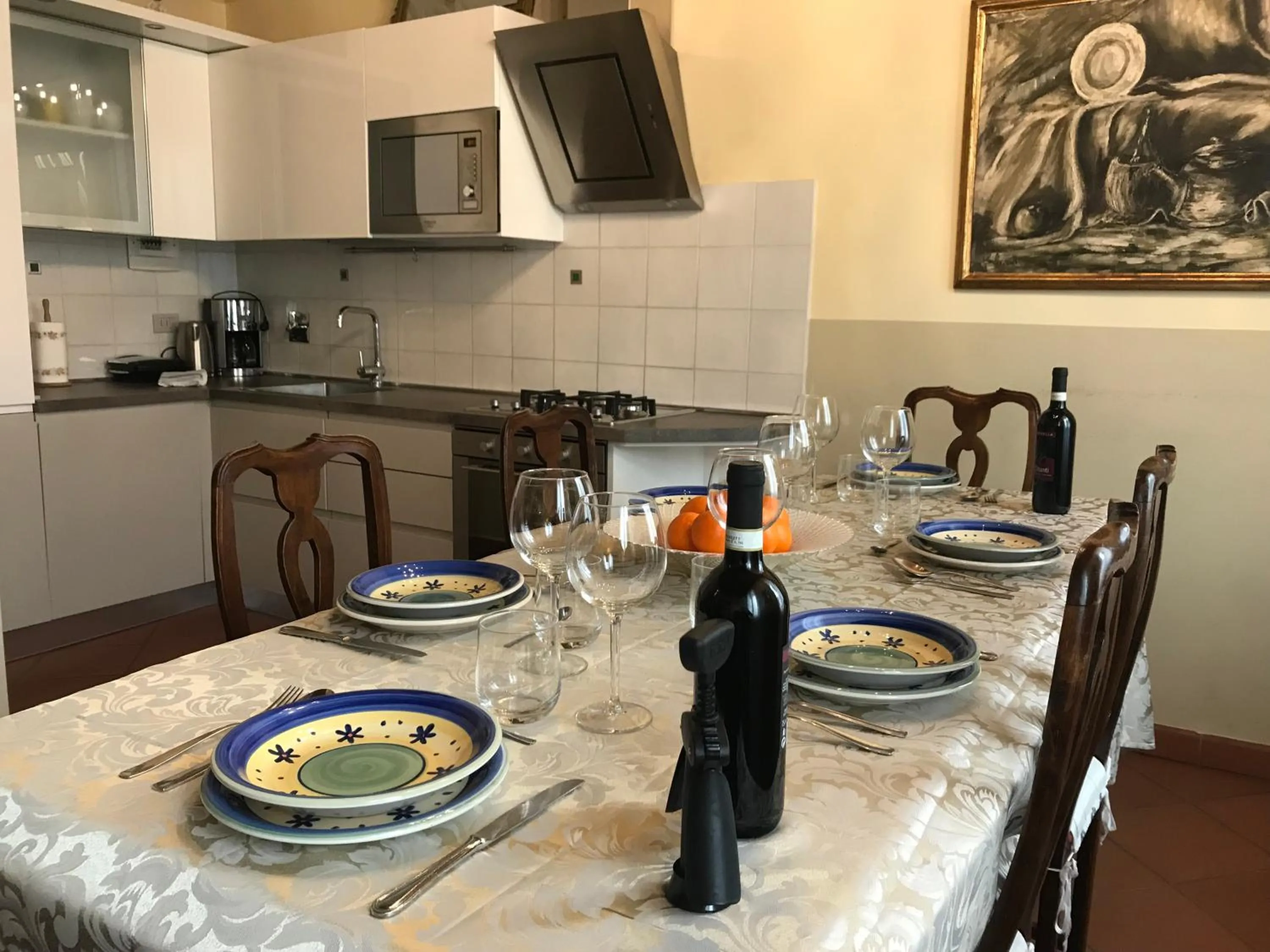 Dining area in Pepi apartments