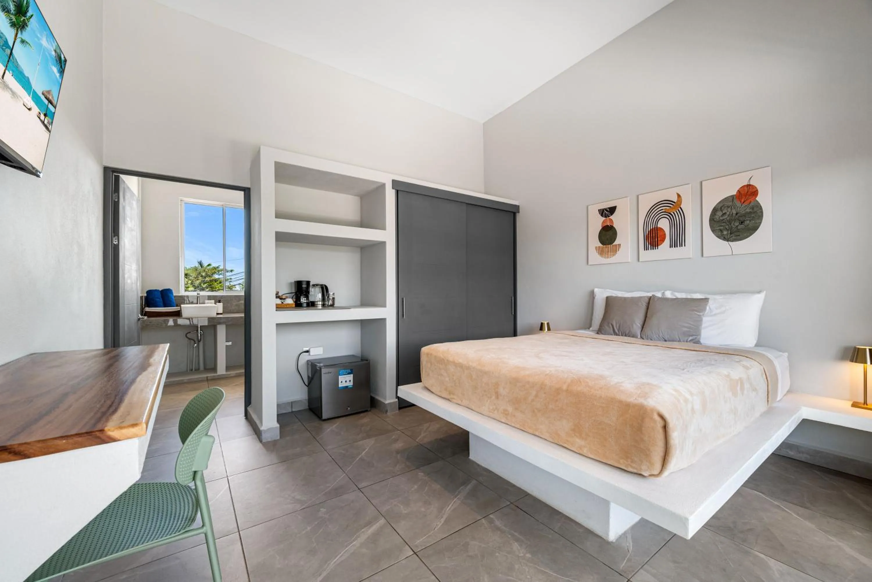 Bed in La Ramona Charming Hotel