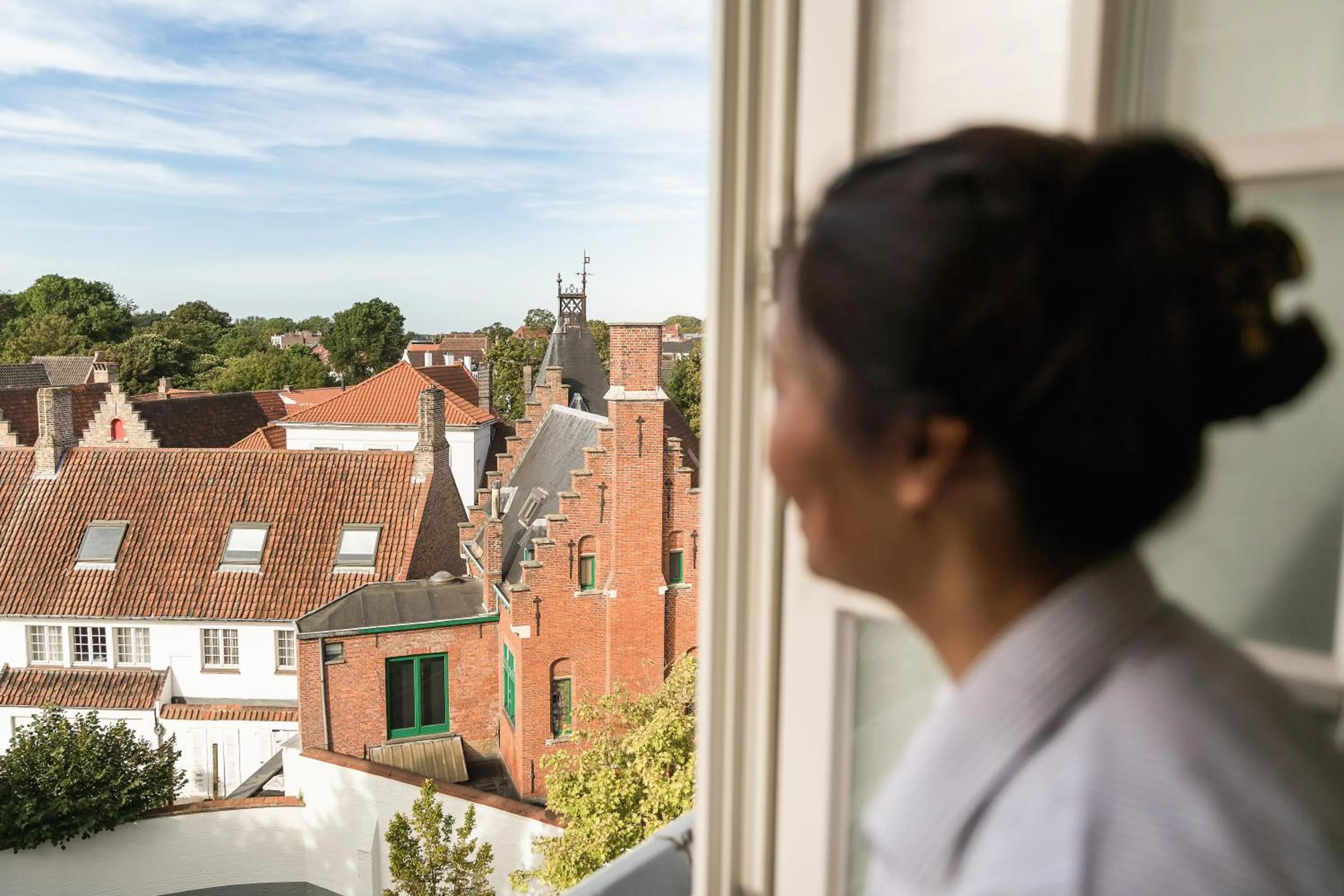 City view in Hotel Navarra Brugge